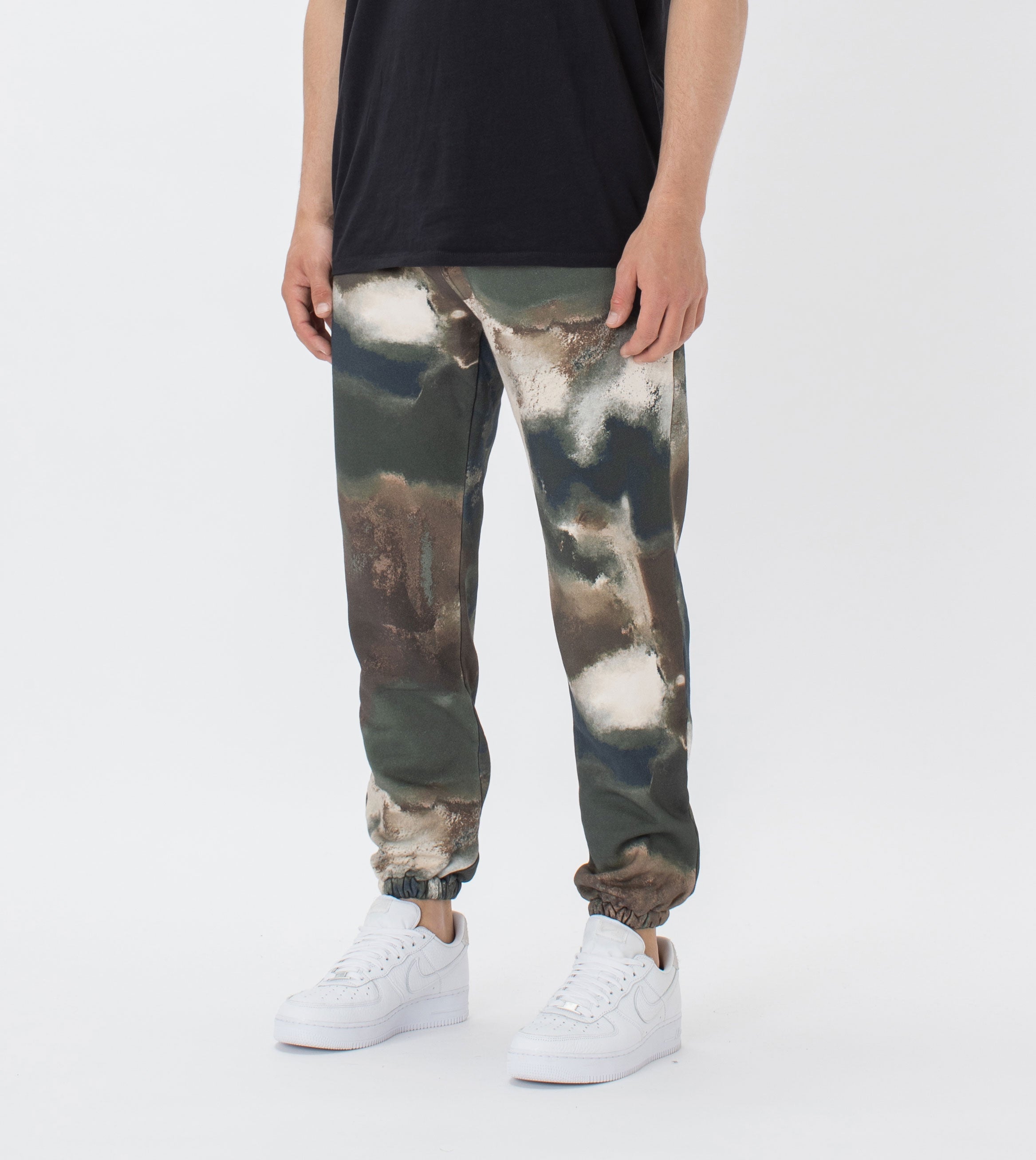 Jumpa Fleece Jogger Washed Camo