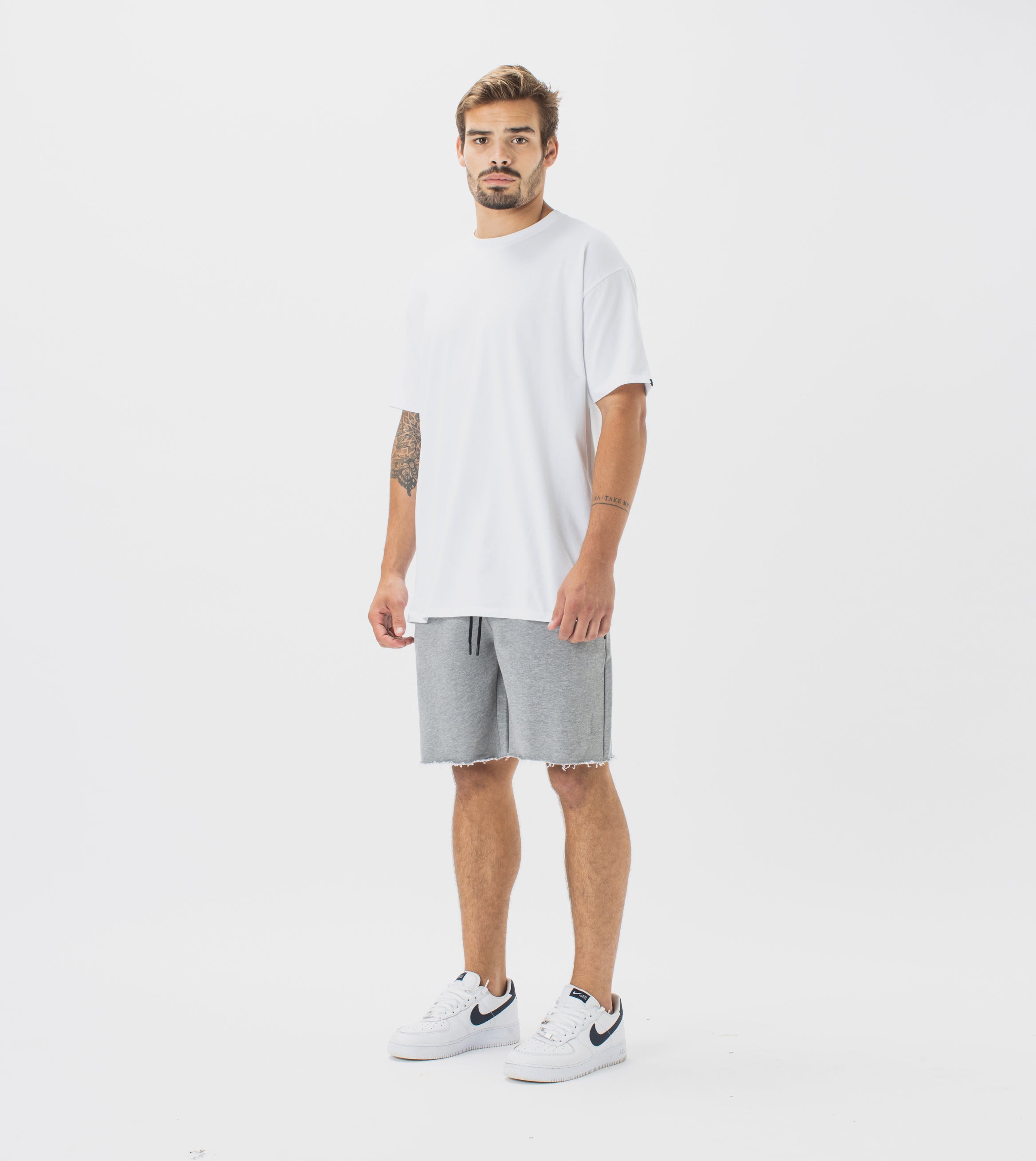 Jumpa Fleece Short Dk Grey Marle