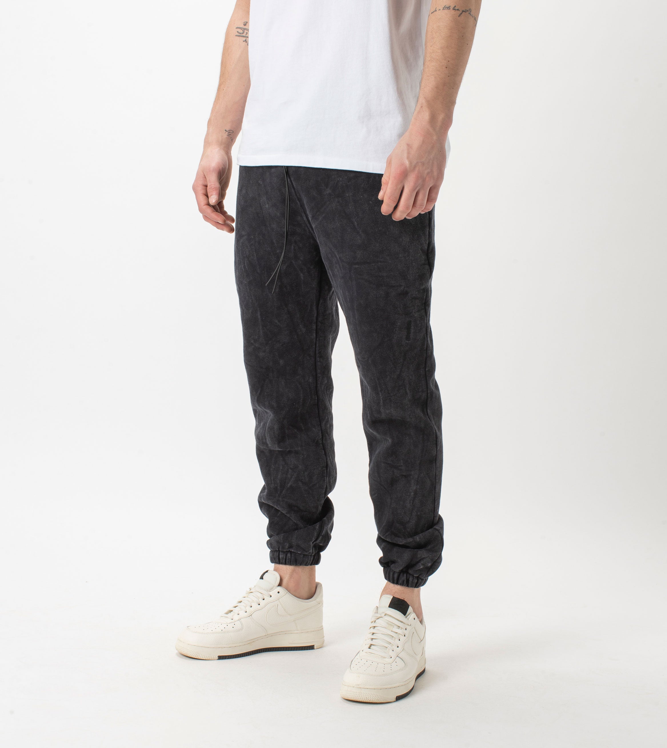 Jumpa Sweat Fleece Jogger Salt Black