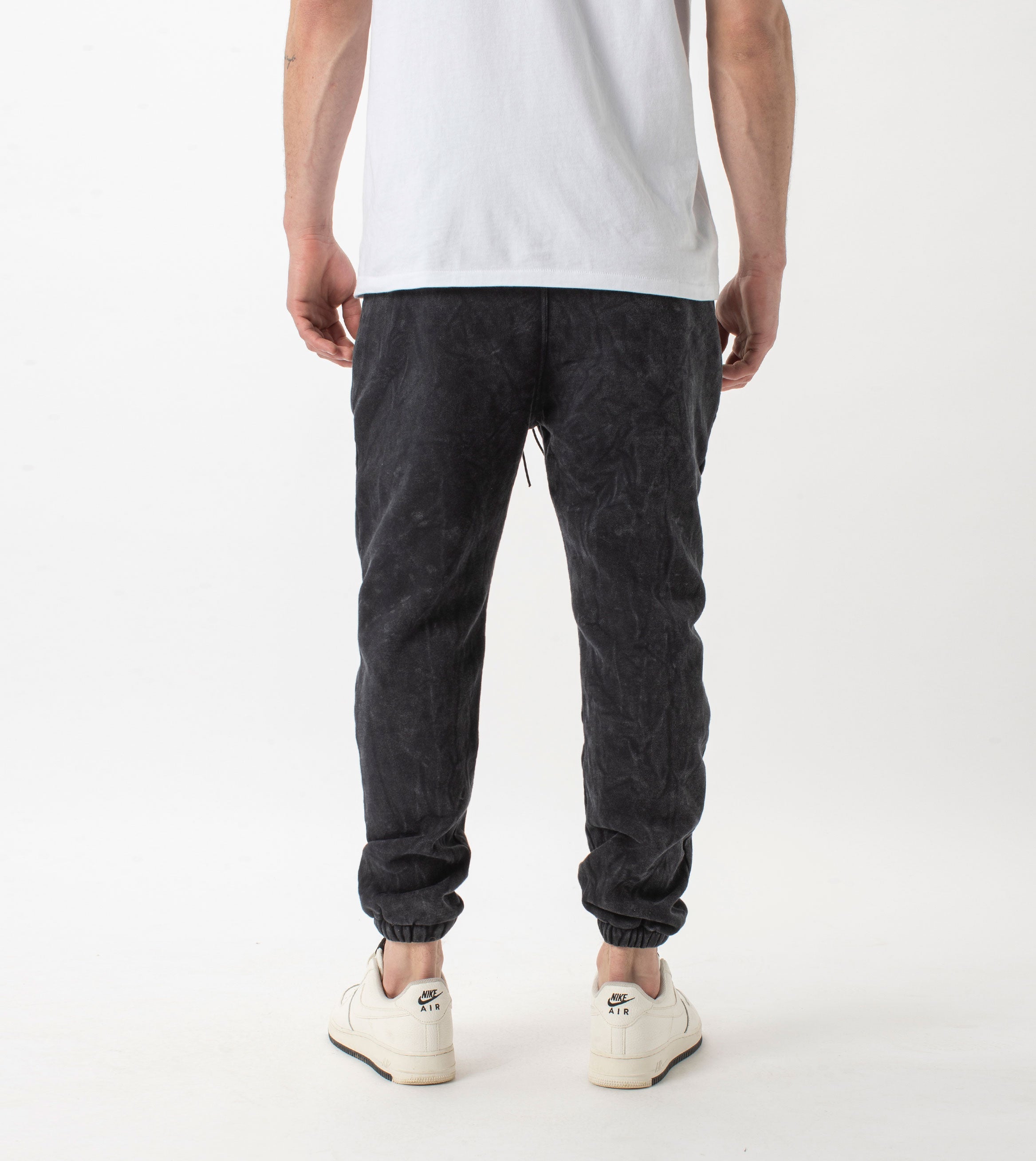 Jumpa Sweat Fleece Jogger Salt Black