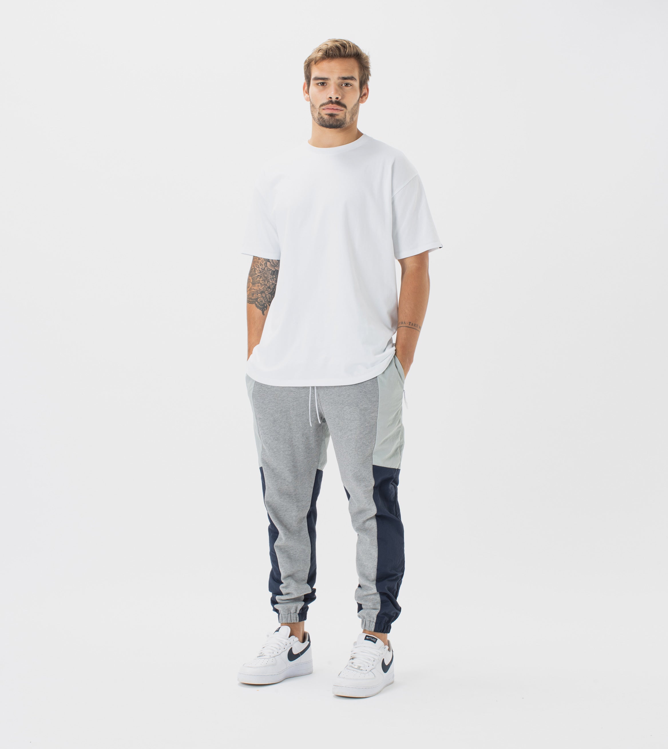 Jumpa Track Jogger Dk Grey Marle/Indigo