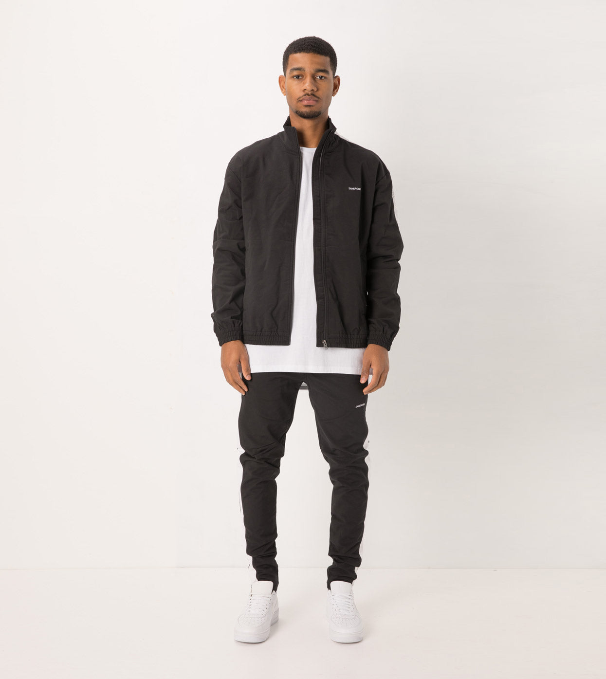 Jumpshot Track Pant Black/White