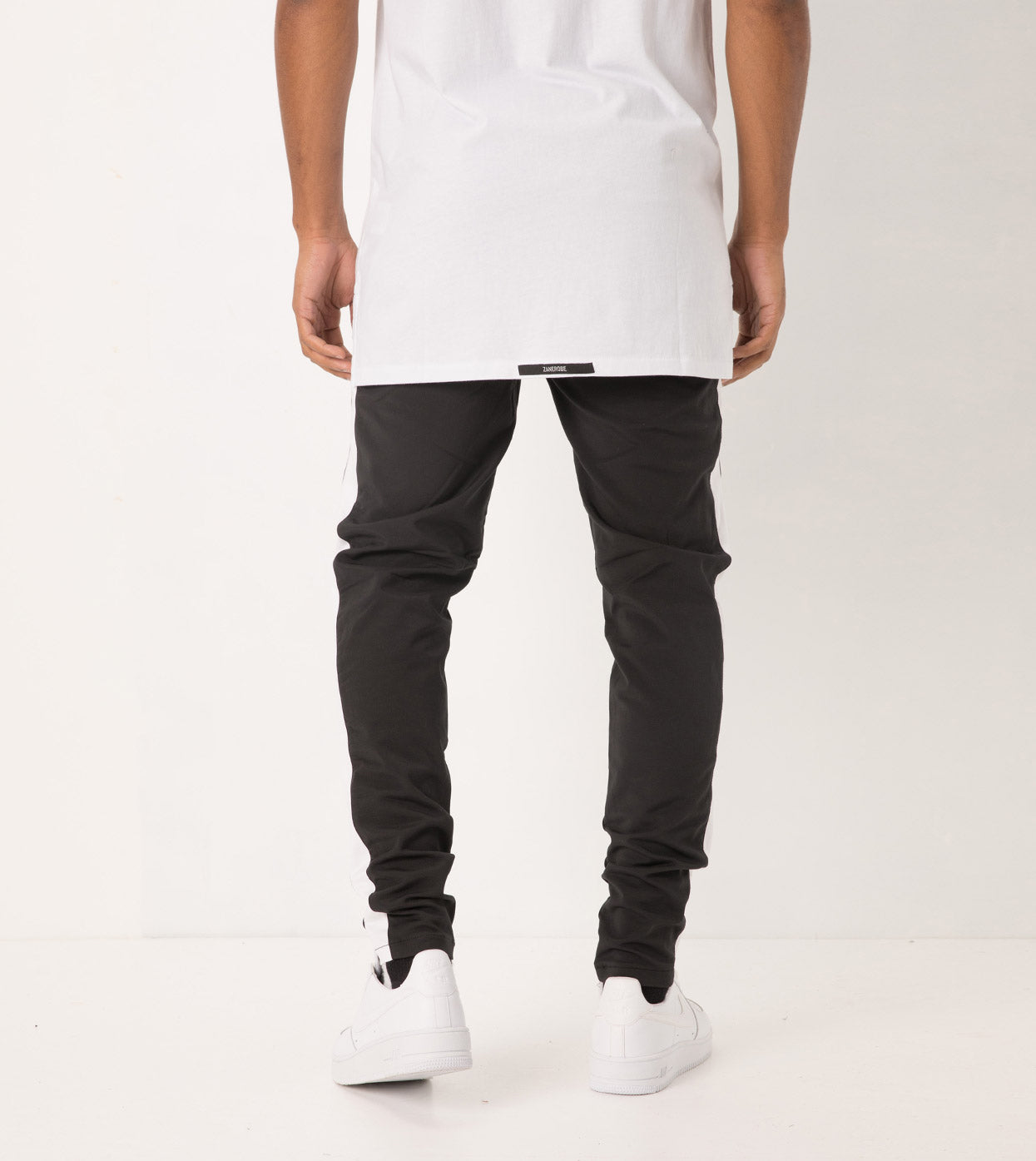 Jumpshot Track Pant Black/White