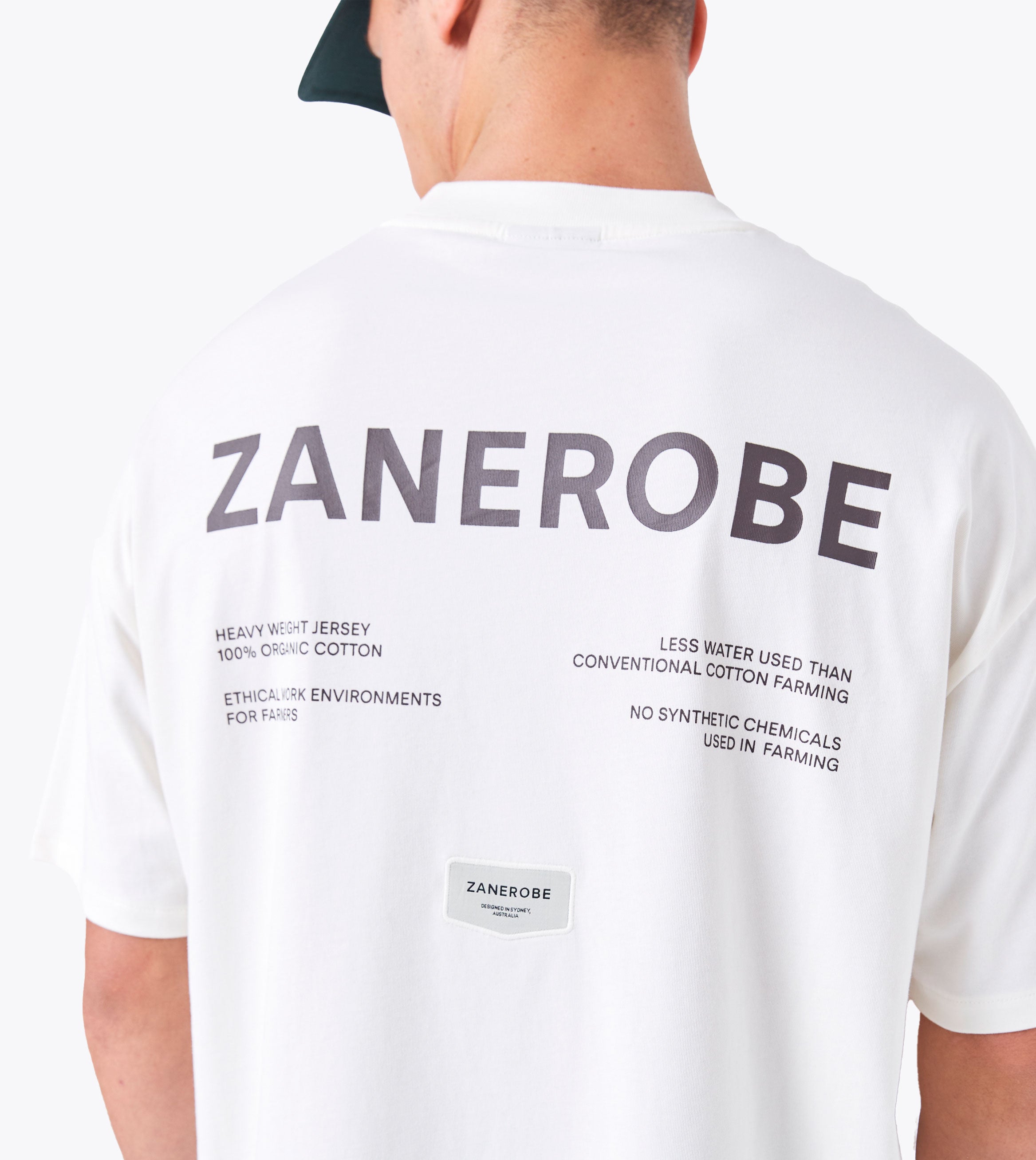 Label Box ++ Tee Vintage White