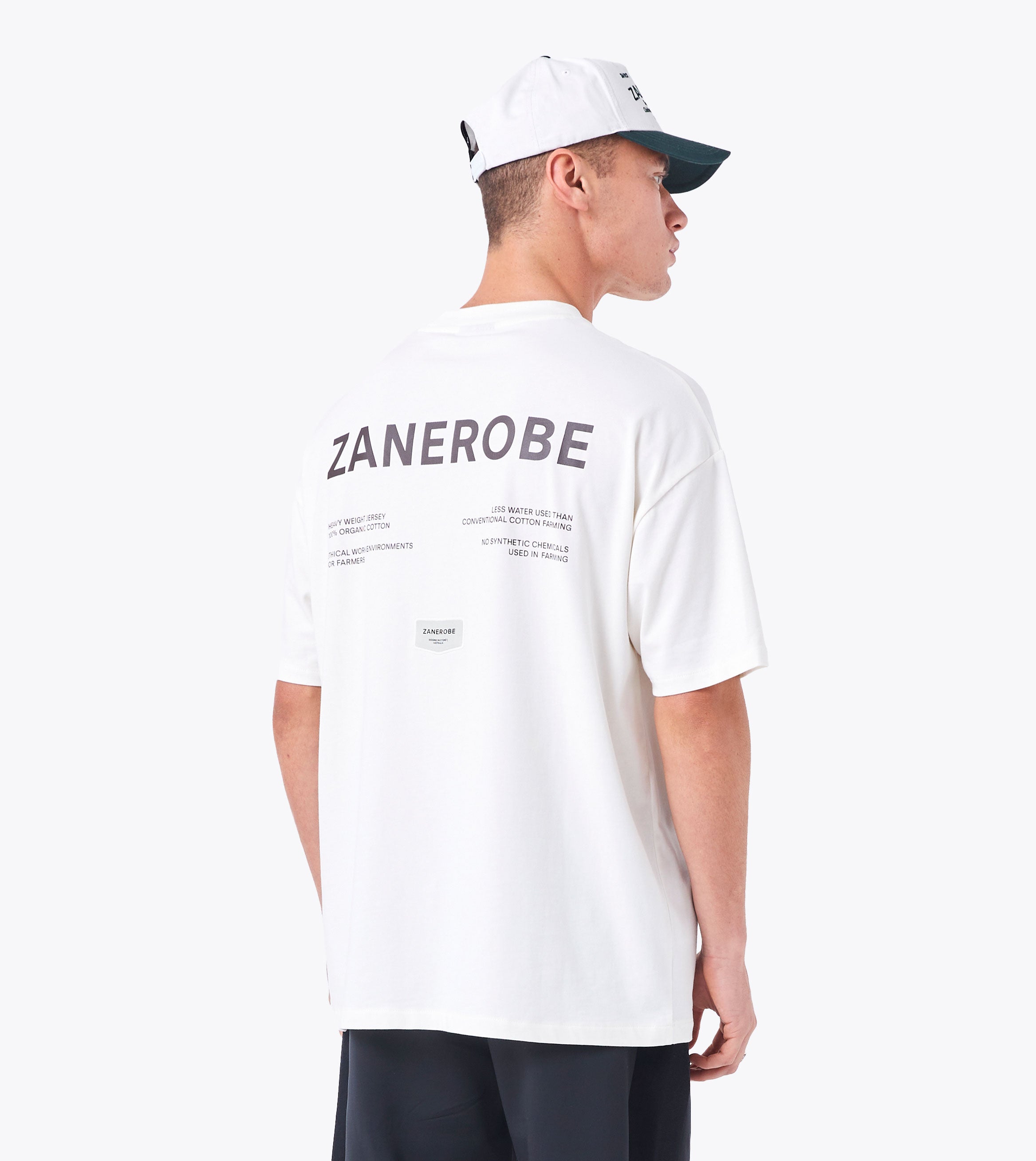 Label Box ++ Tee Vintage White