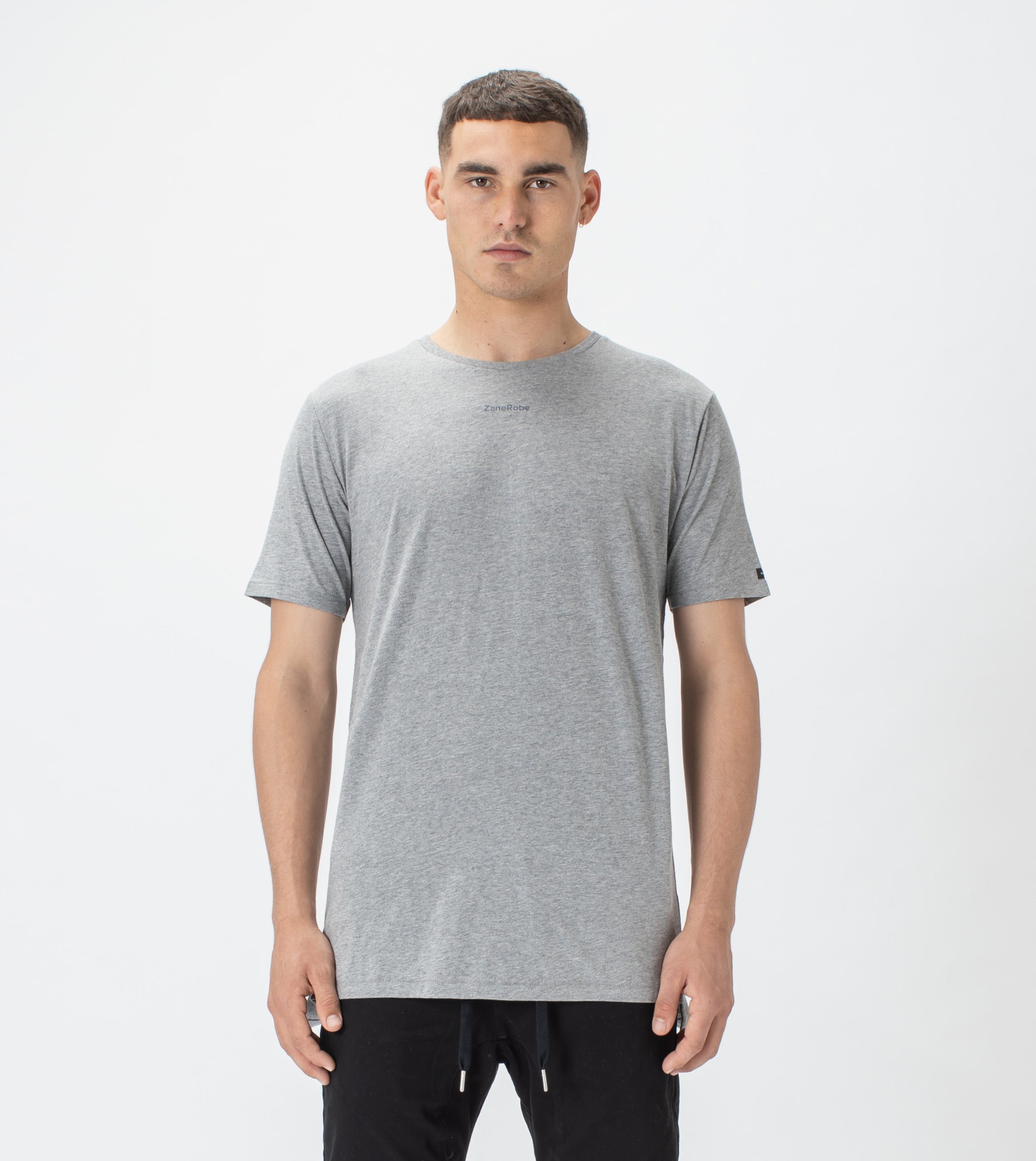 Label Flintlock Tee Dk Grey Marle