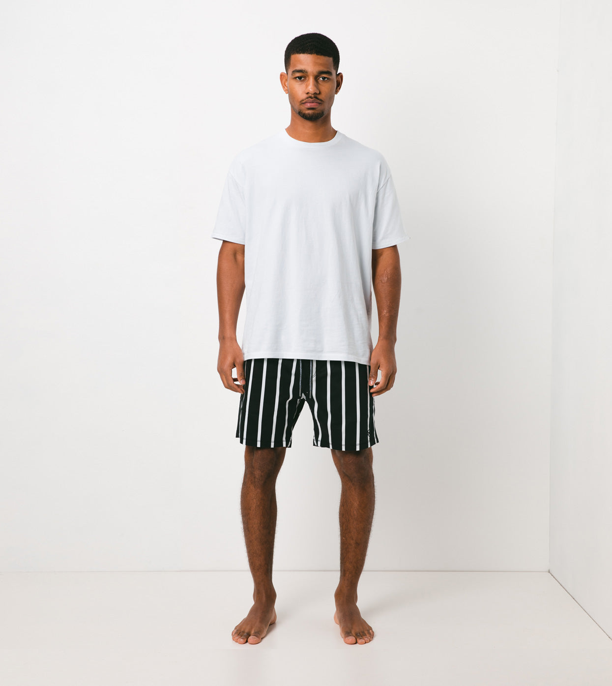 Pinstripe Laguna Short Black/White - Sale