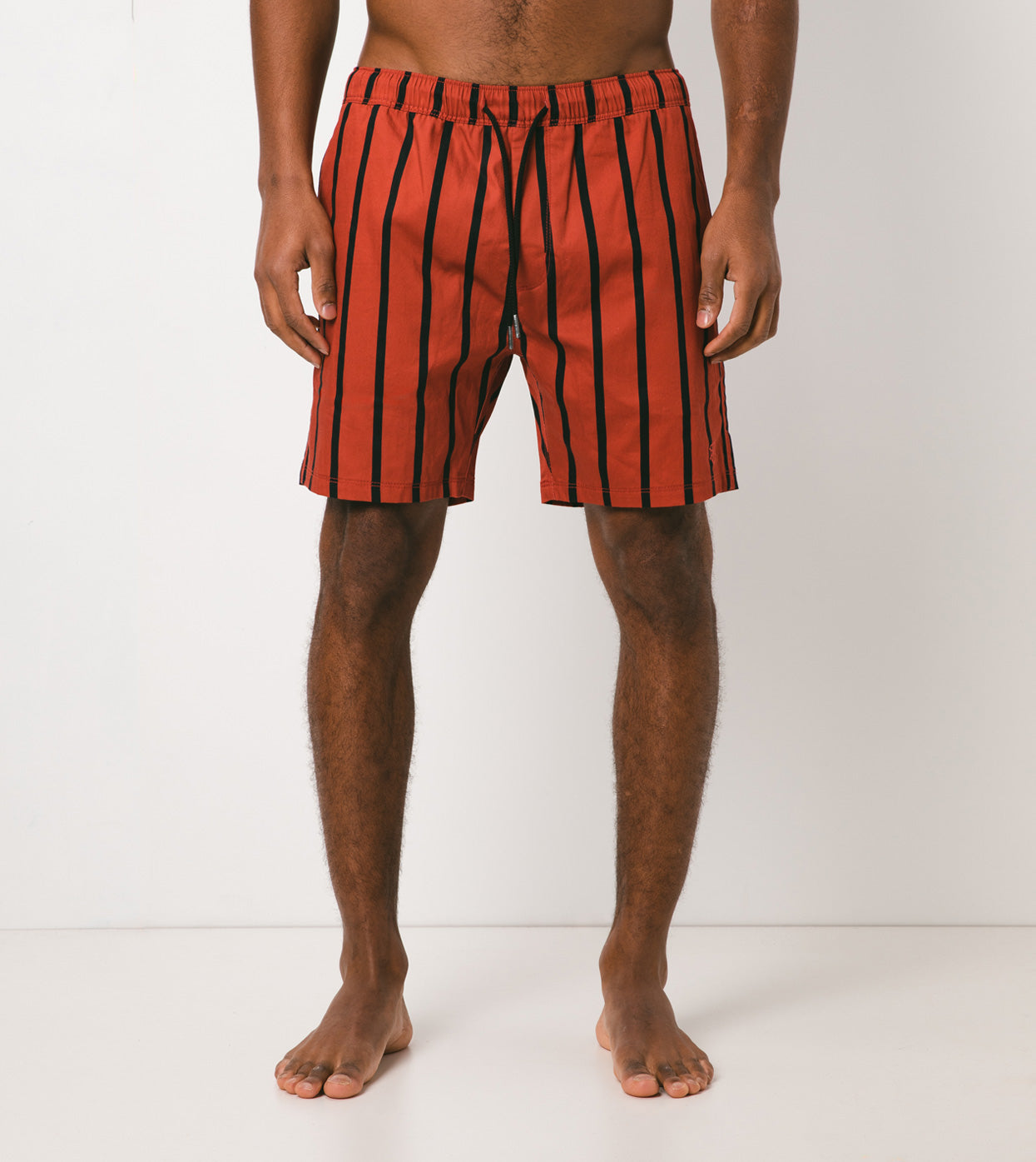 Pinstripe Laguna Short Clay/Vintage Black