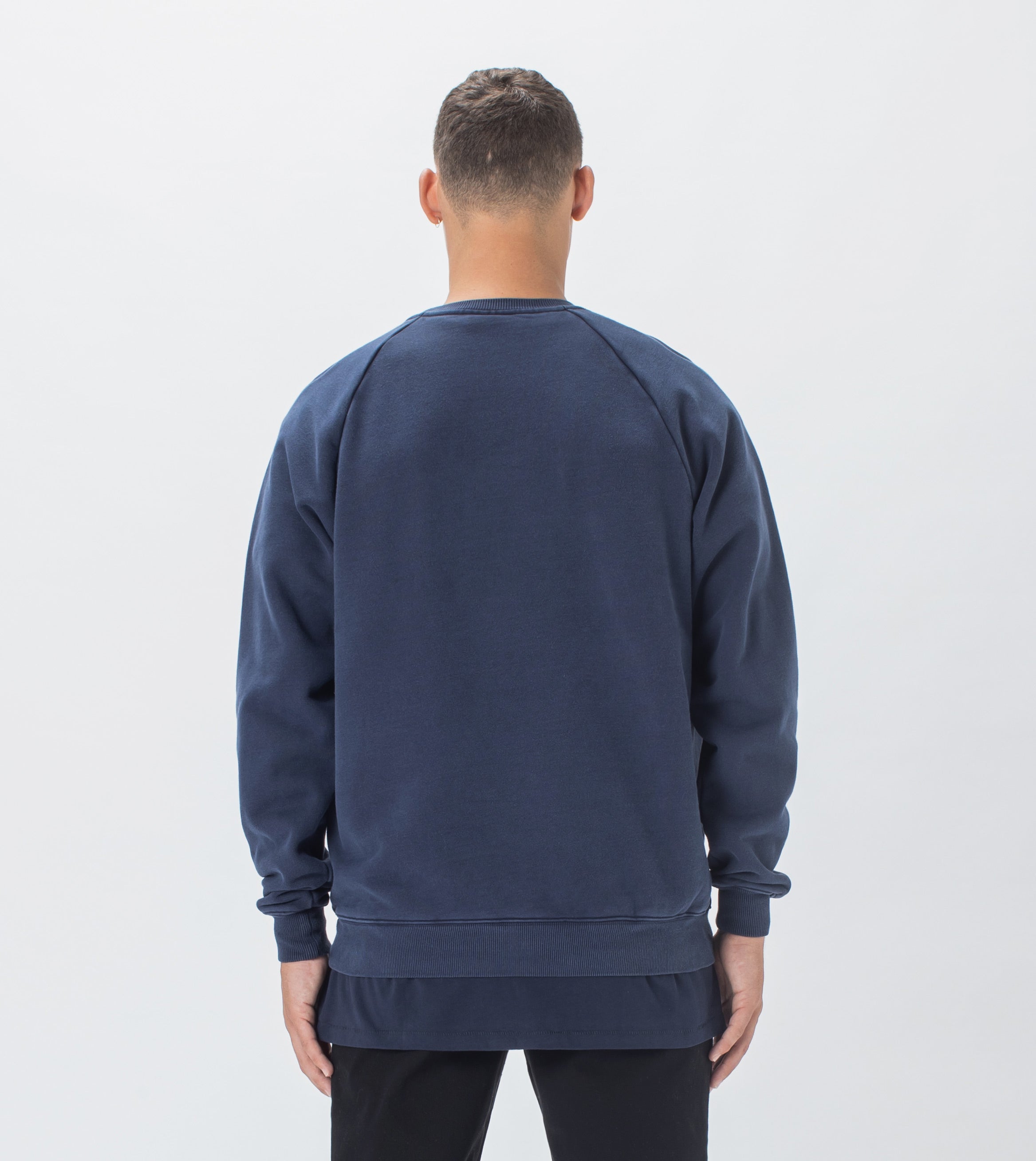 Lowgo Raglan Crew Sweat GD Indigo