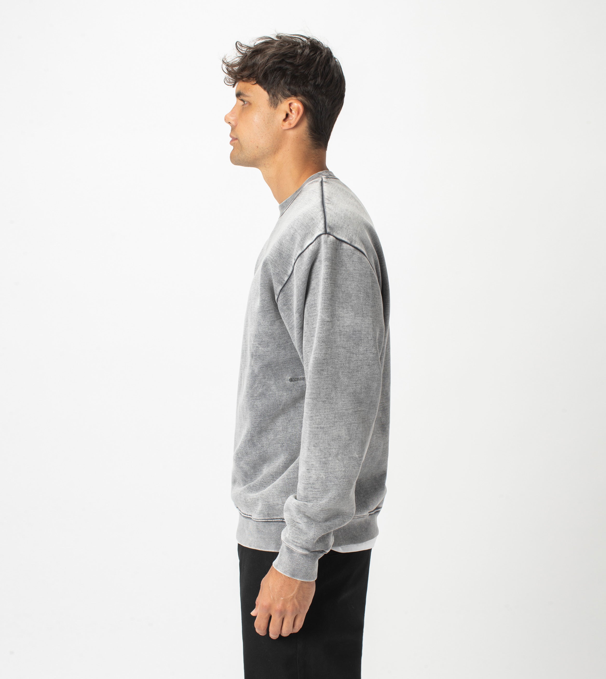 Lowgo Crew Sweat Rock Salt