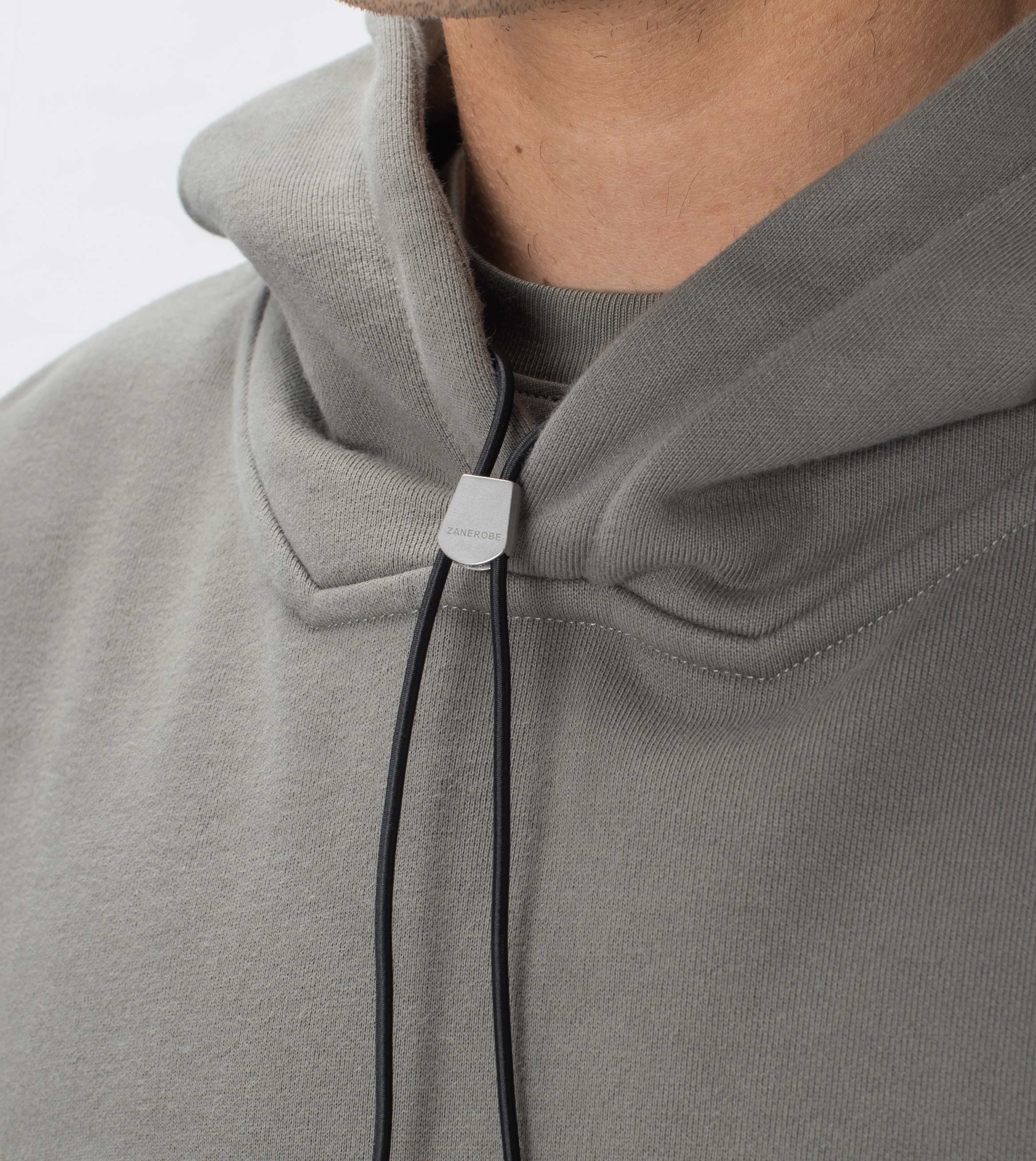 Lowgo Hood Sweat Dk Moss