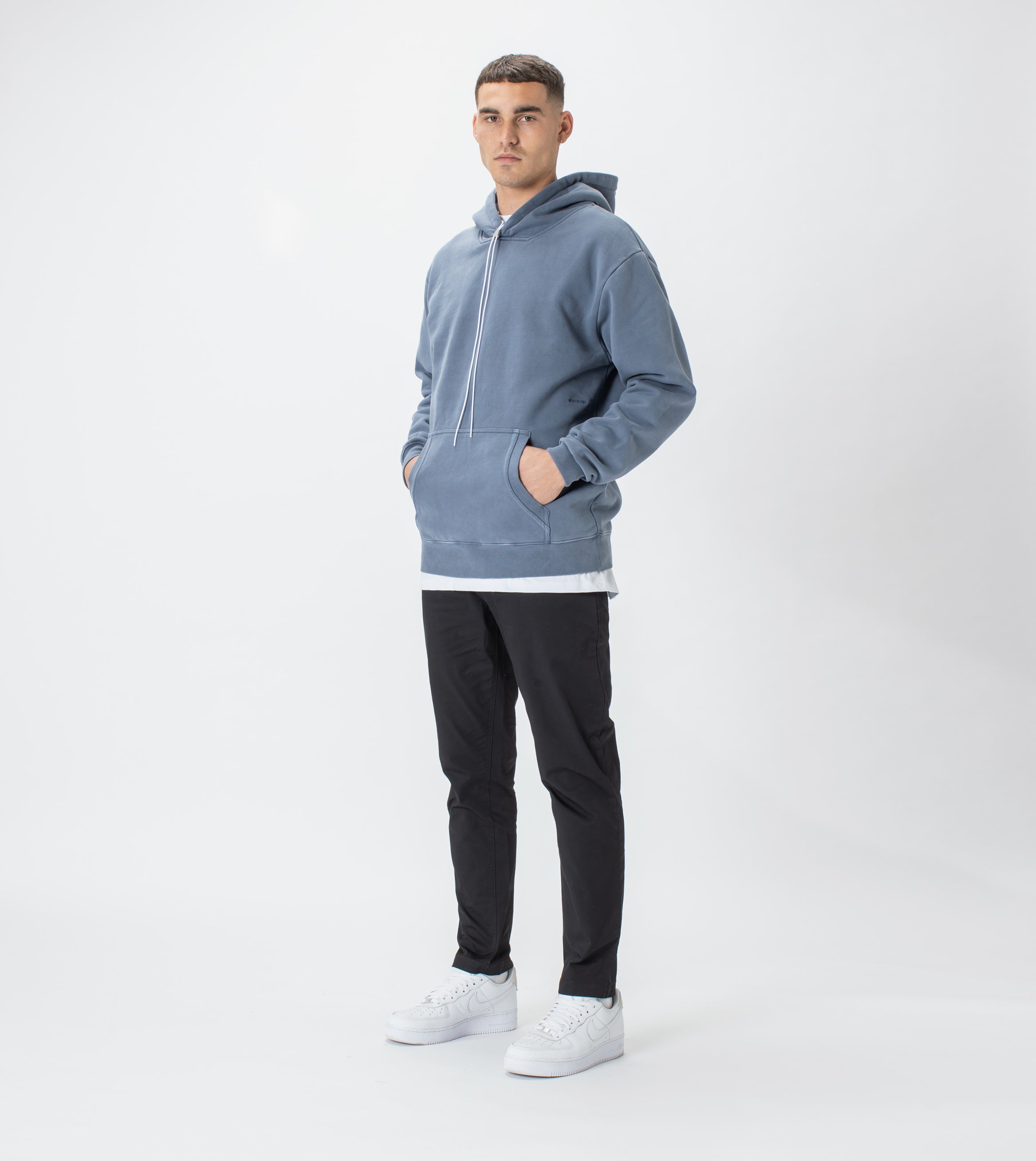 Lowgo Hood Sweat GD Chalk Blue