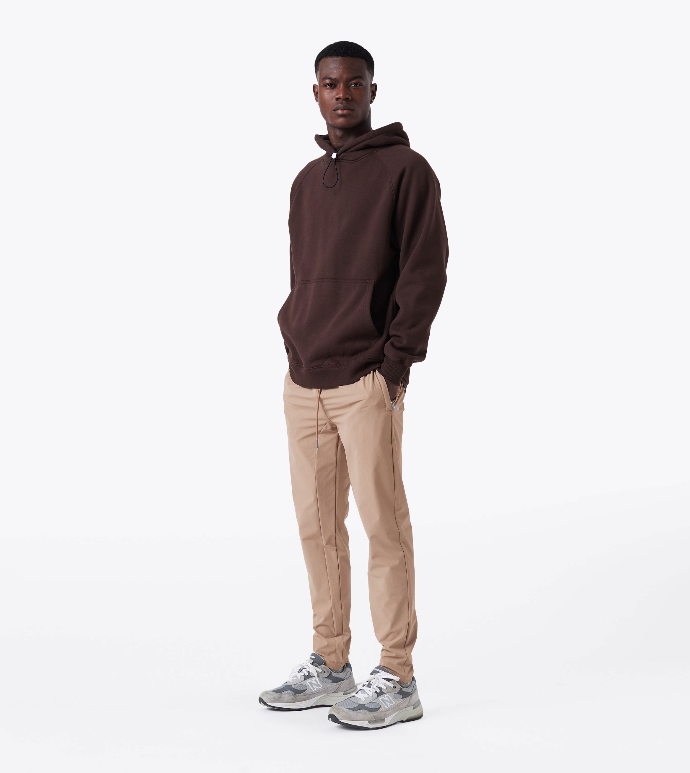 Lowgo Hood Sweat GD Dk Choc
