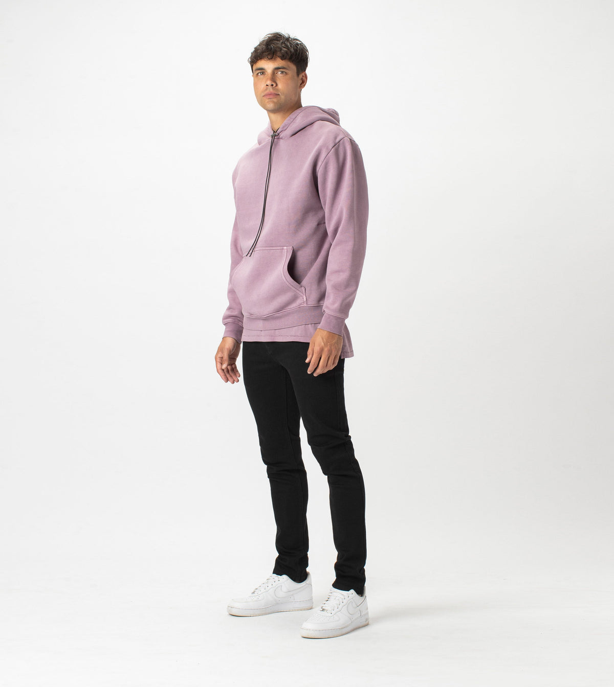 Lowgo Hood Sweat GD LT Purple