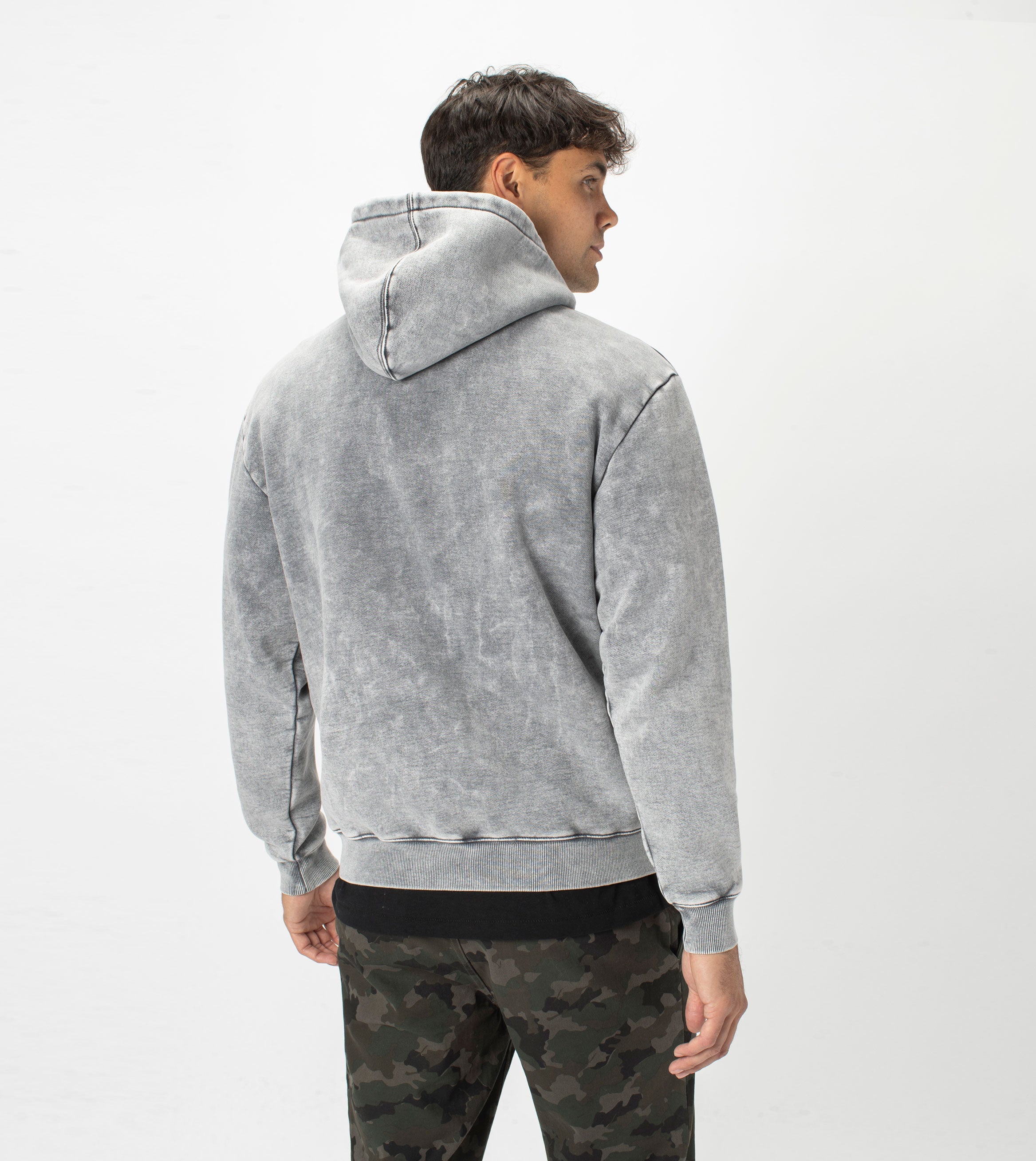 Lowgo Hood Sweat Rock Salt