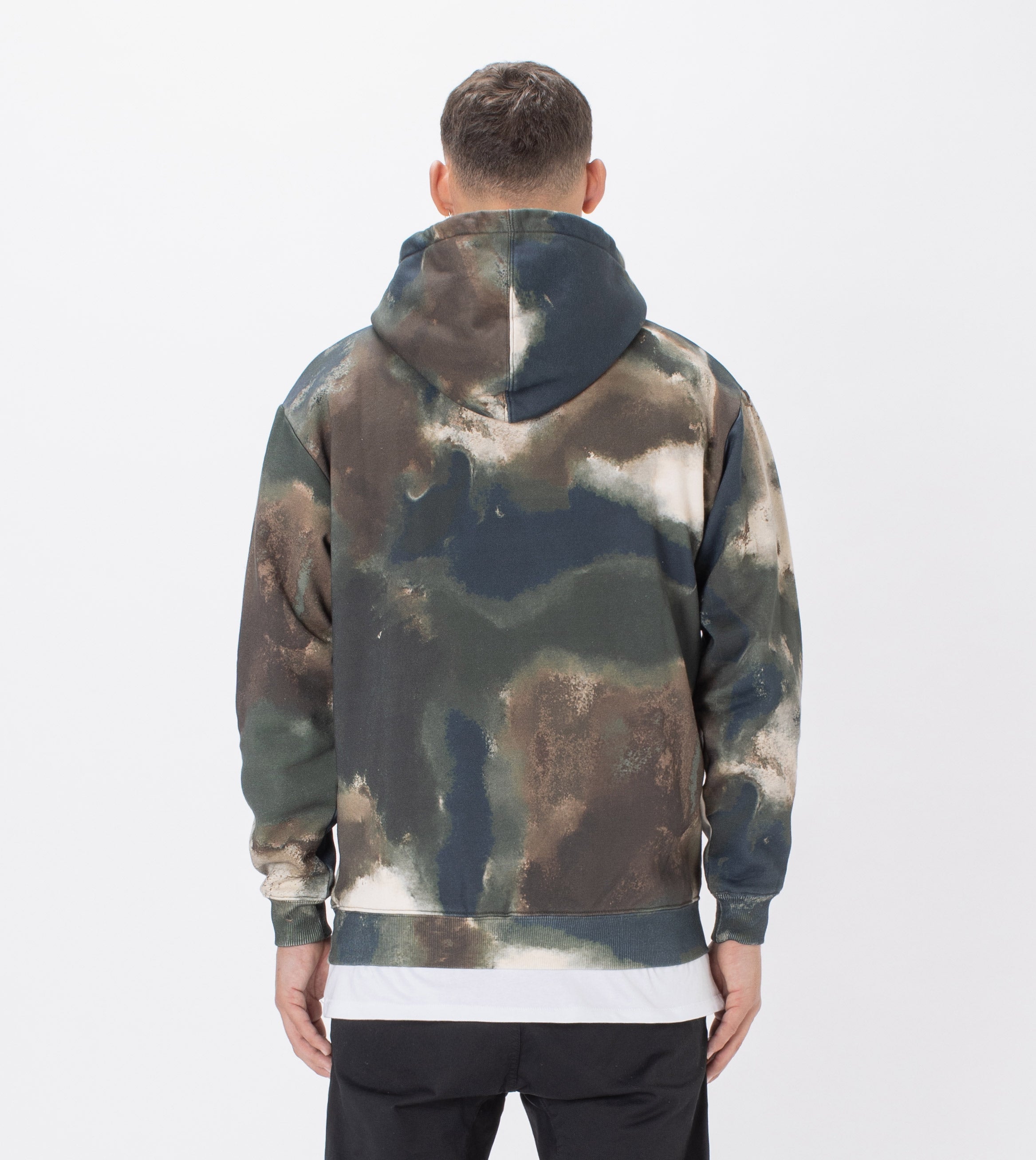 Lowgo Hood Sweat Washed Camo
