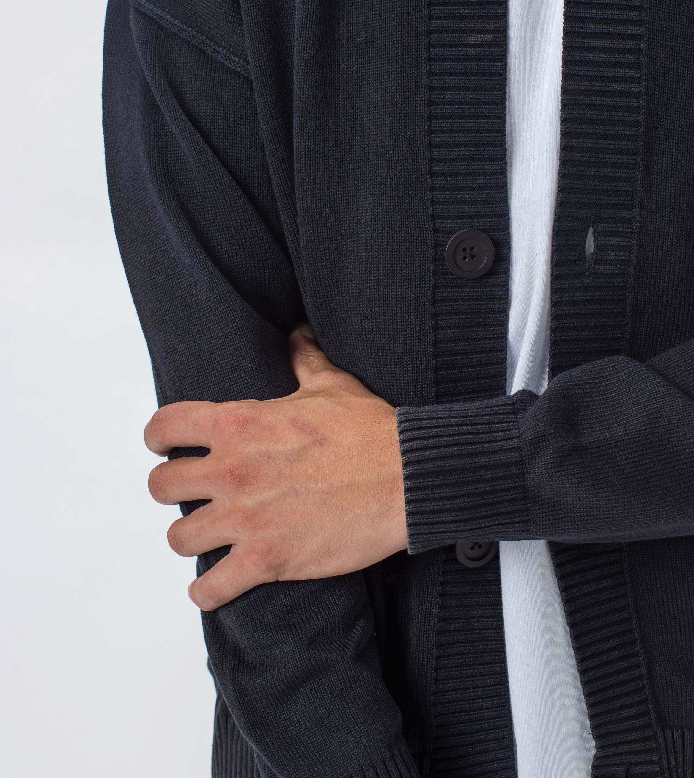 Lowgo LS Cardigan Black