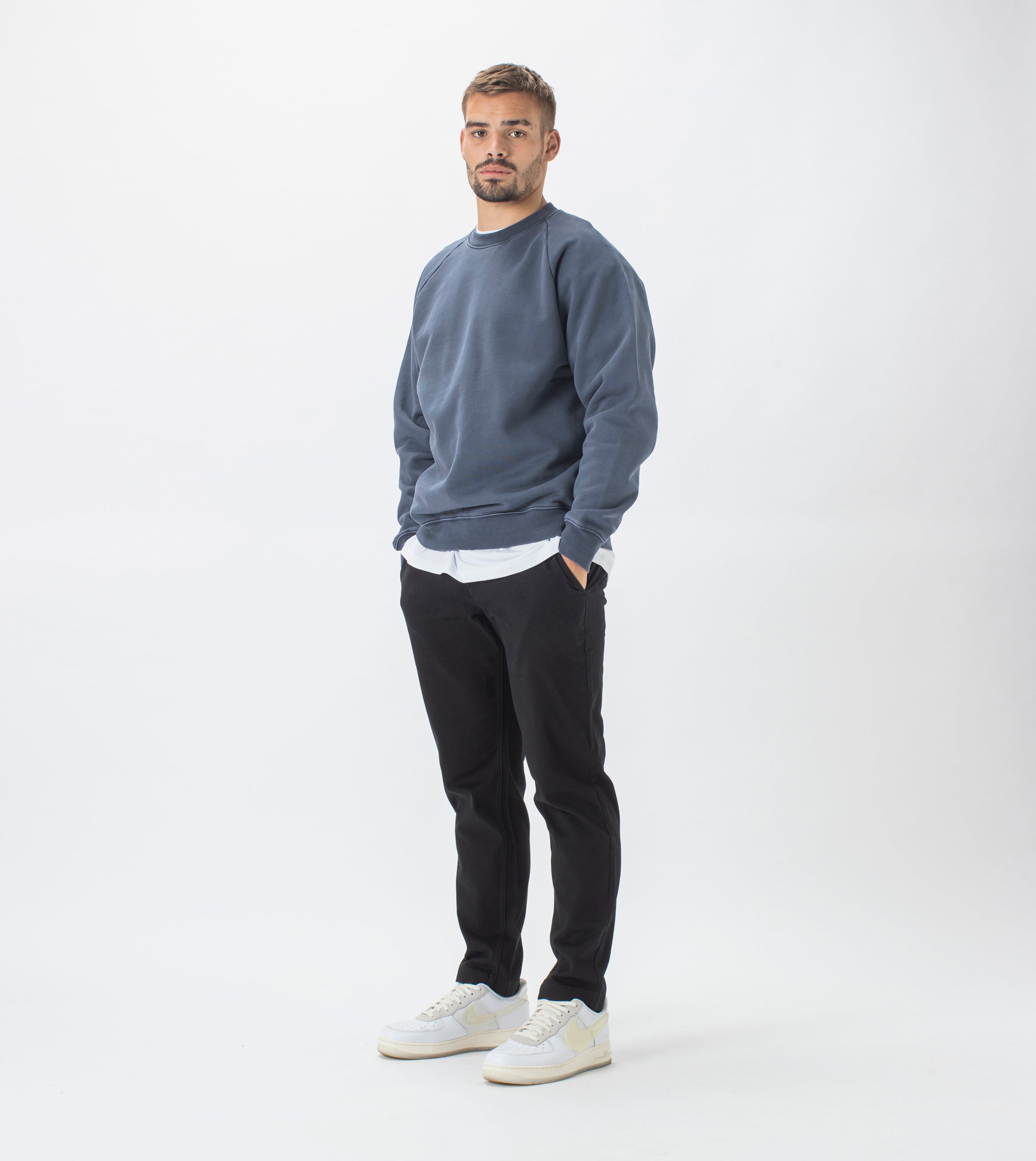 Lowgo Raglan Crew Sweat GD Royal