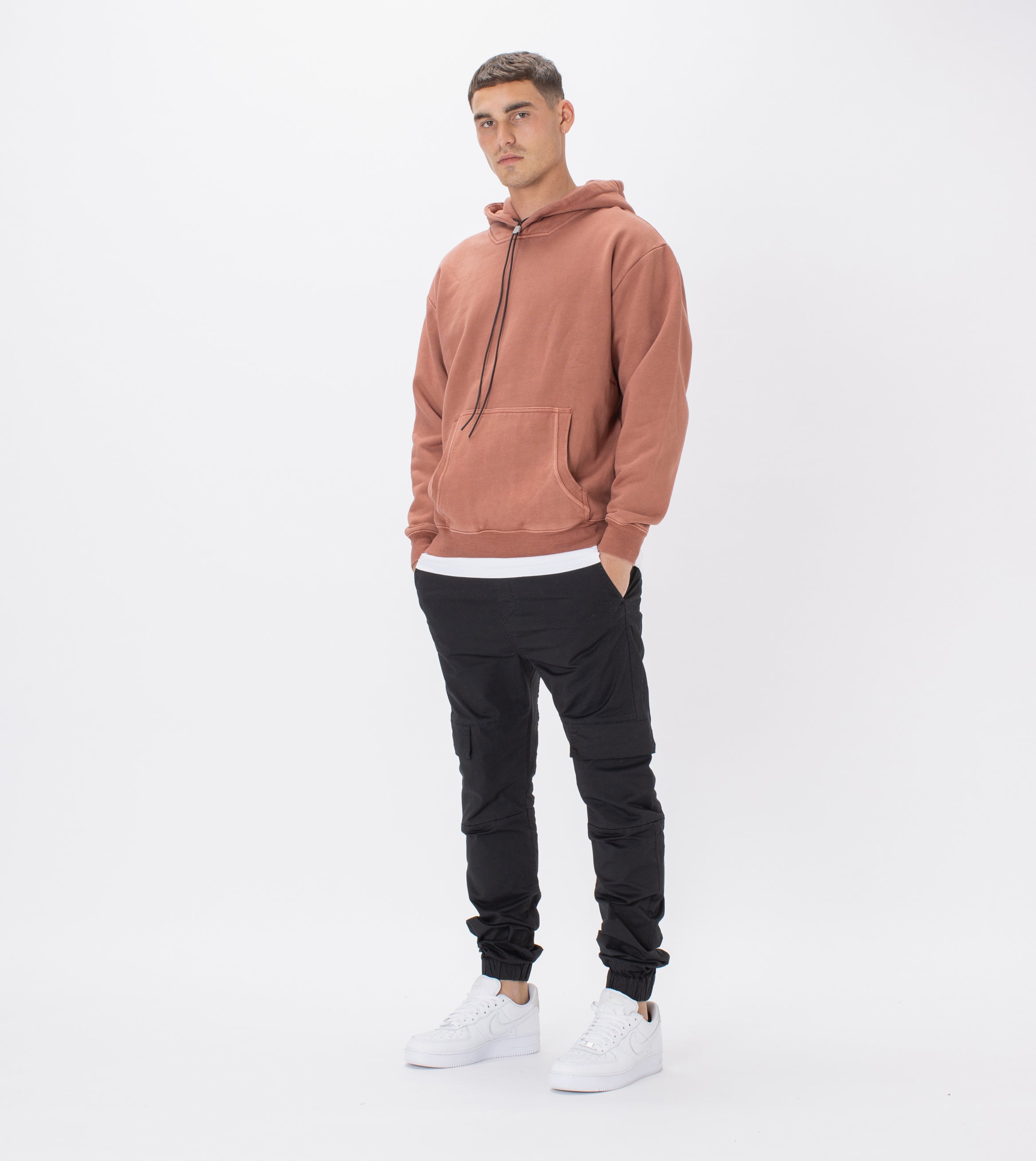 Lowgo Hood Sweat GD Terracotta