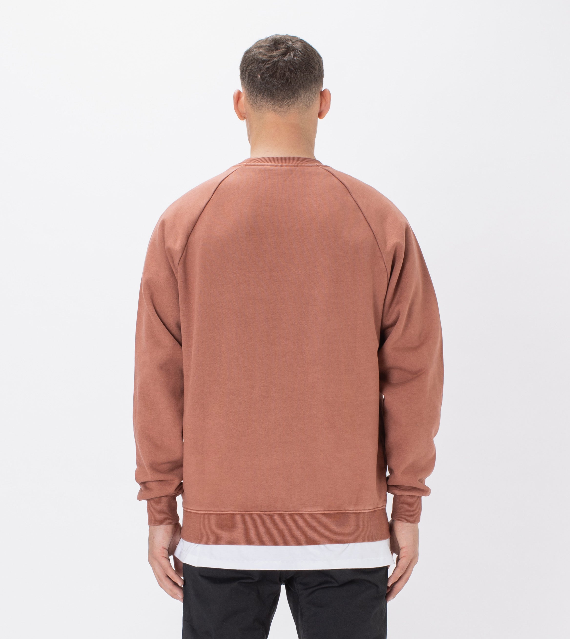 Lowgo Raglan Crew Sweat GD Terracotta