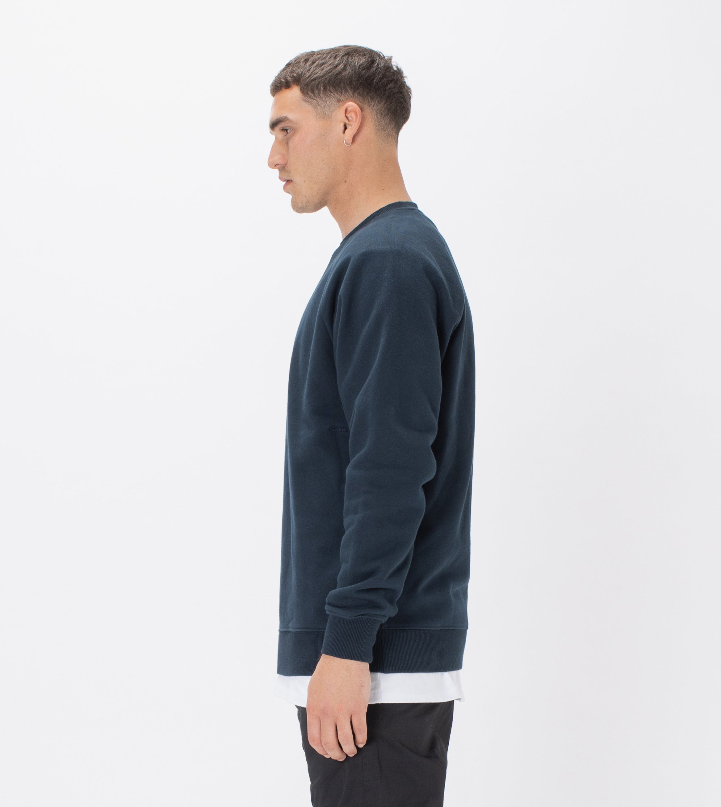 Lowgo Raglan Crew Sweat Petrol