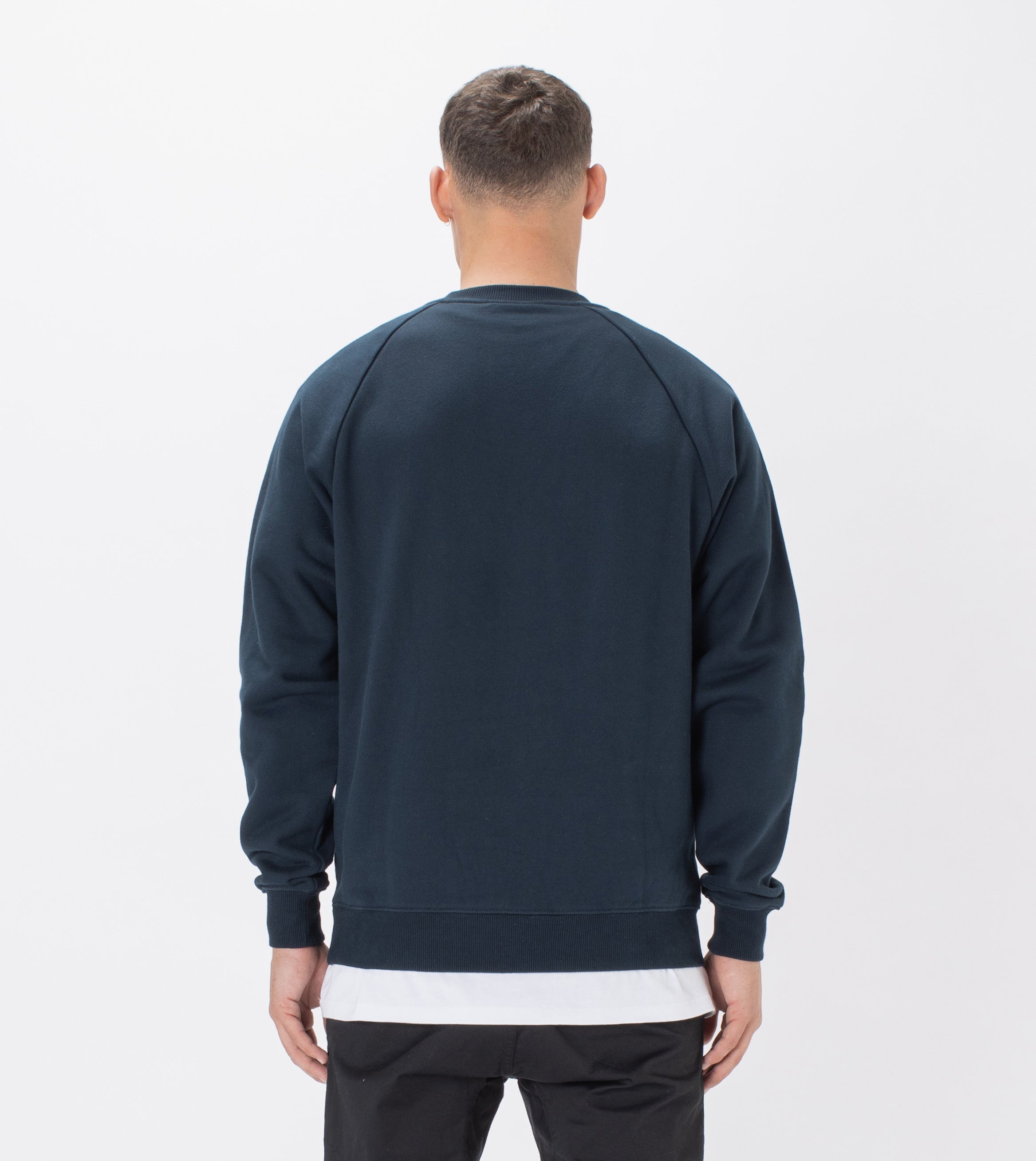 Lowgo Raglan Crew Sweat Petrol