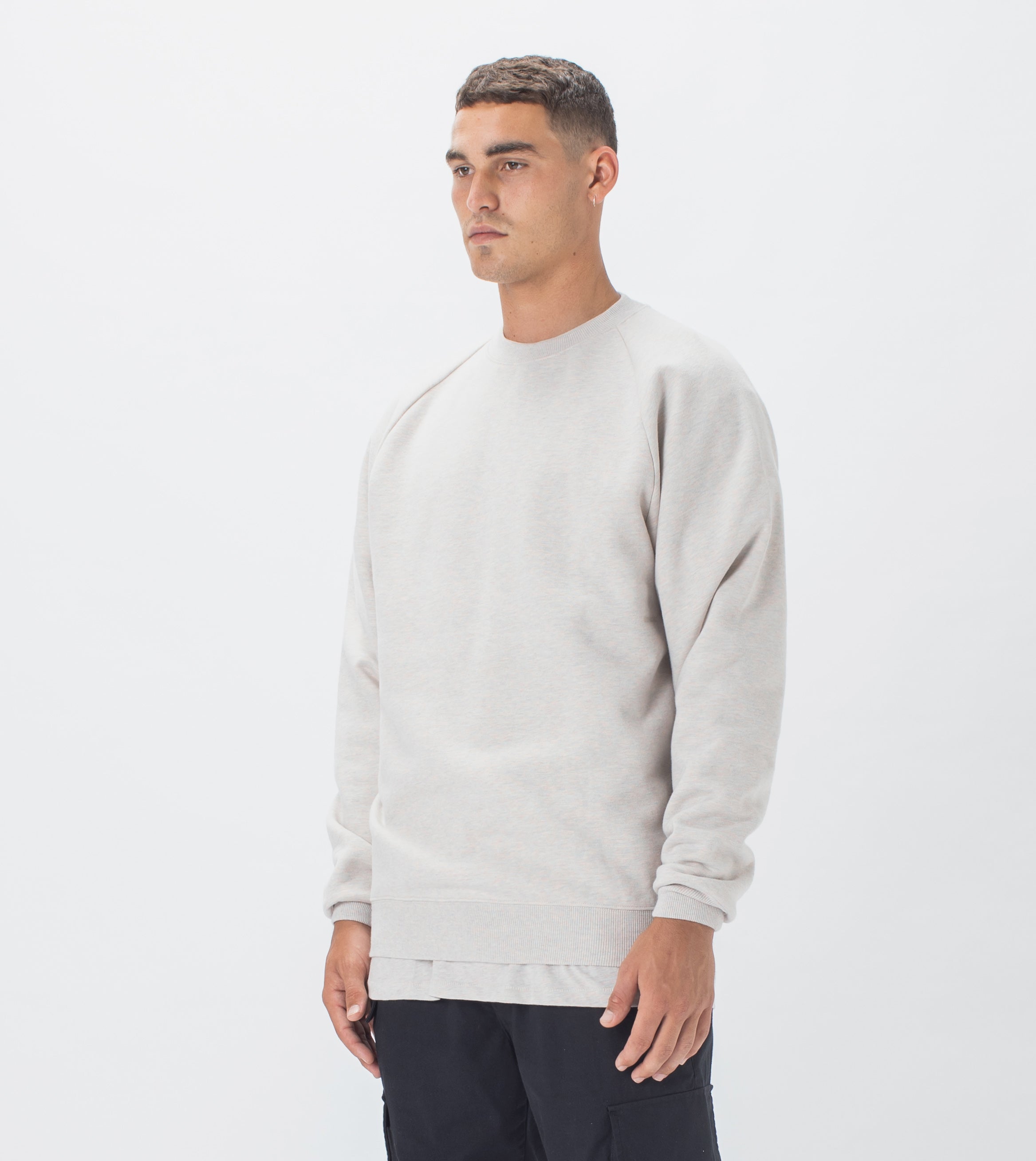 Lowgo Raglan Crew Sweat Sherbet