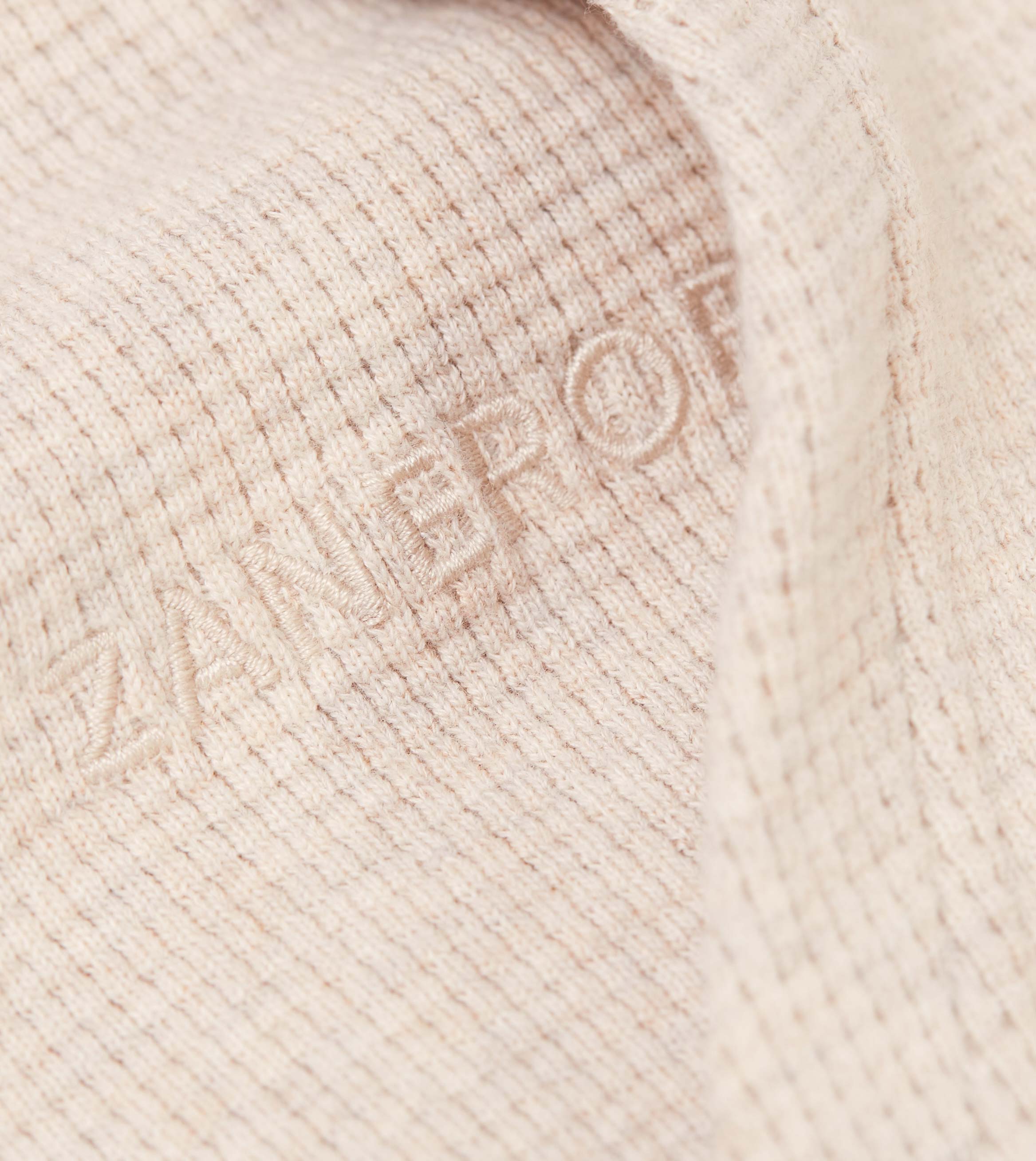 Lowgo Thermal Hood Sweat Natural Marle