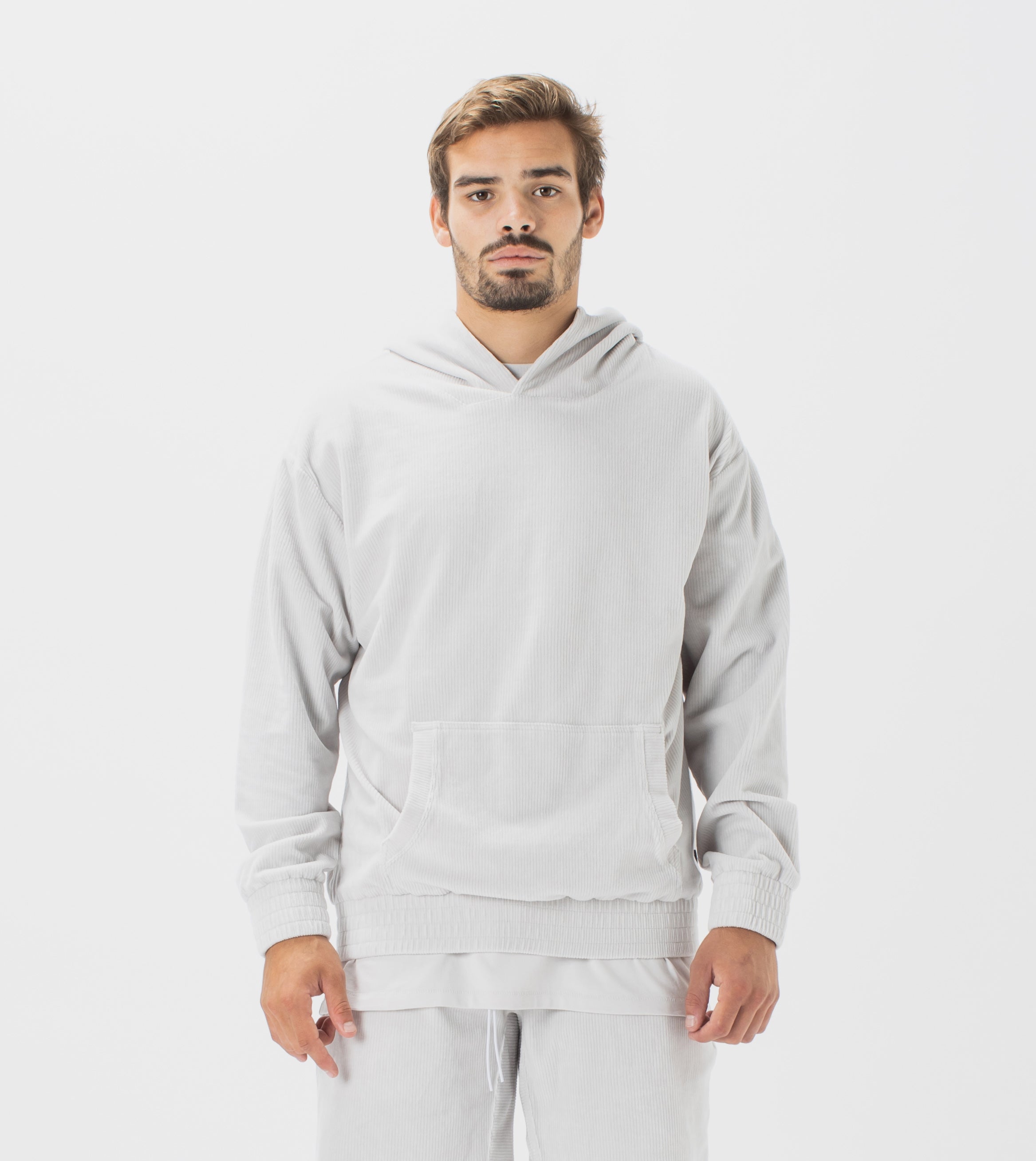 Lowgo Velour Hood Sweat Frost