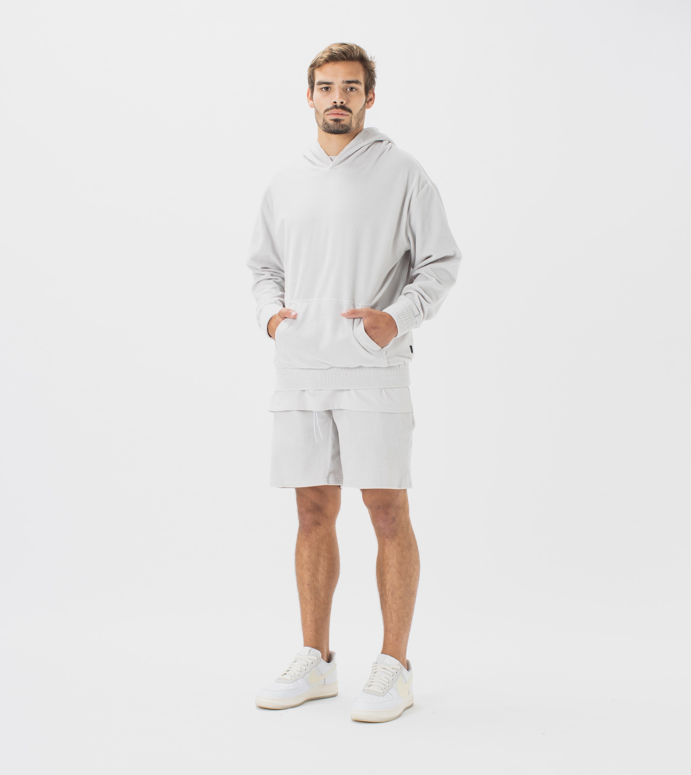 Lowgo Velour Hood Sweat Frost