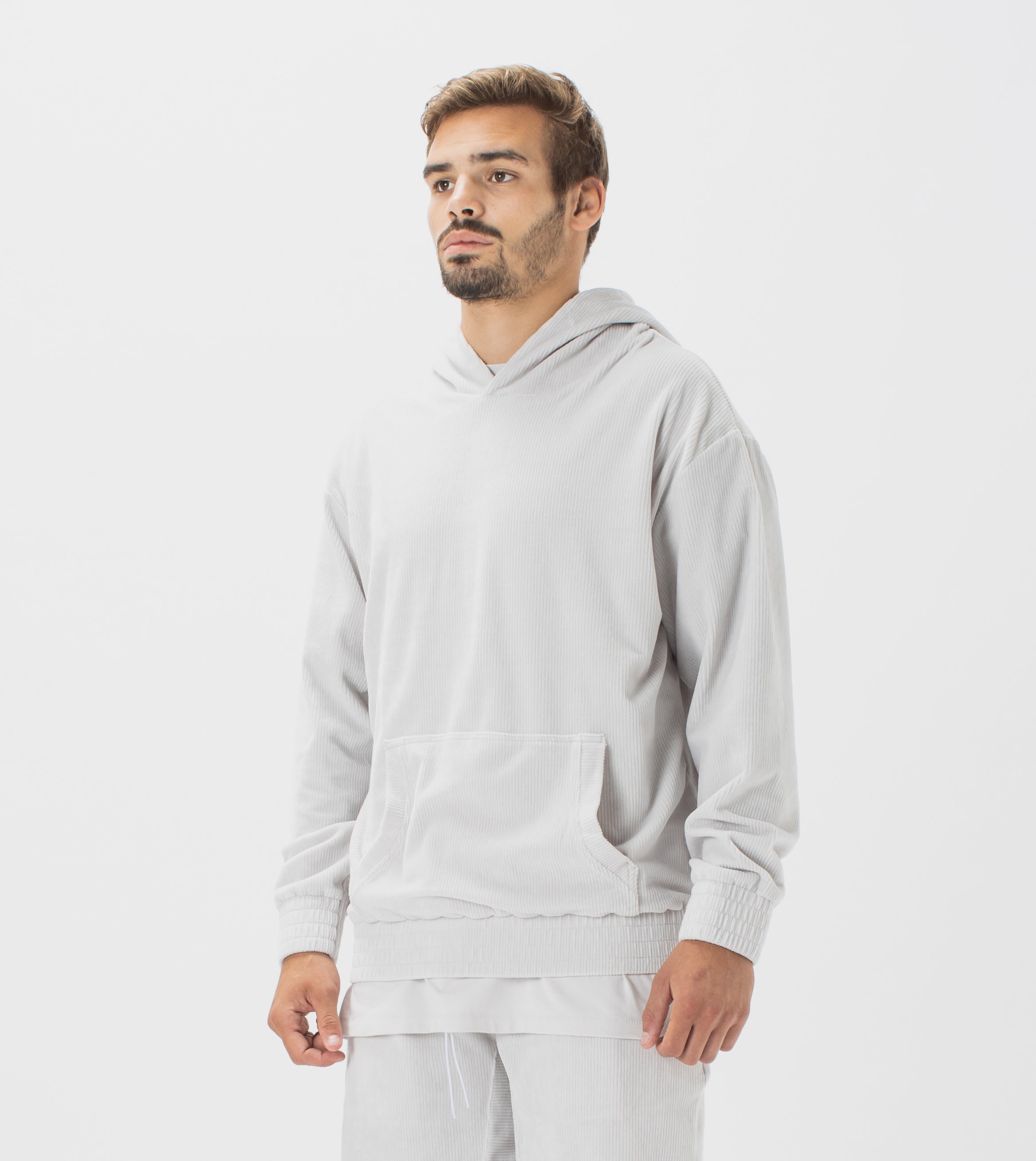 Lowgo Velour Hood Sweat Frost