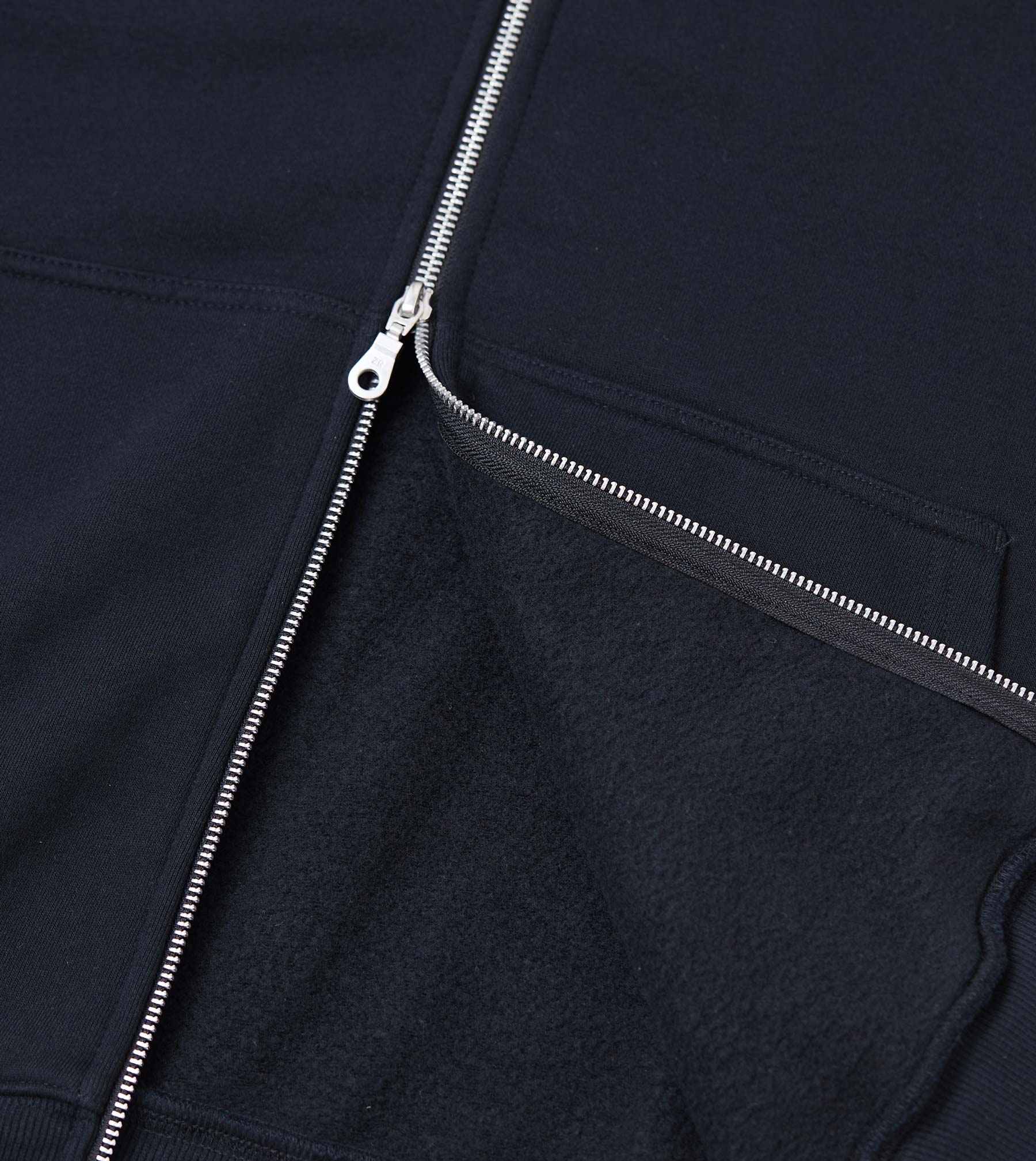 Lowgo Hood Zip Sweat Black