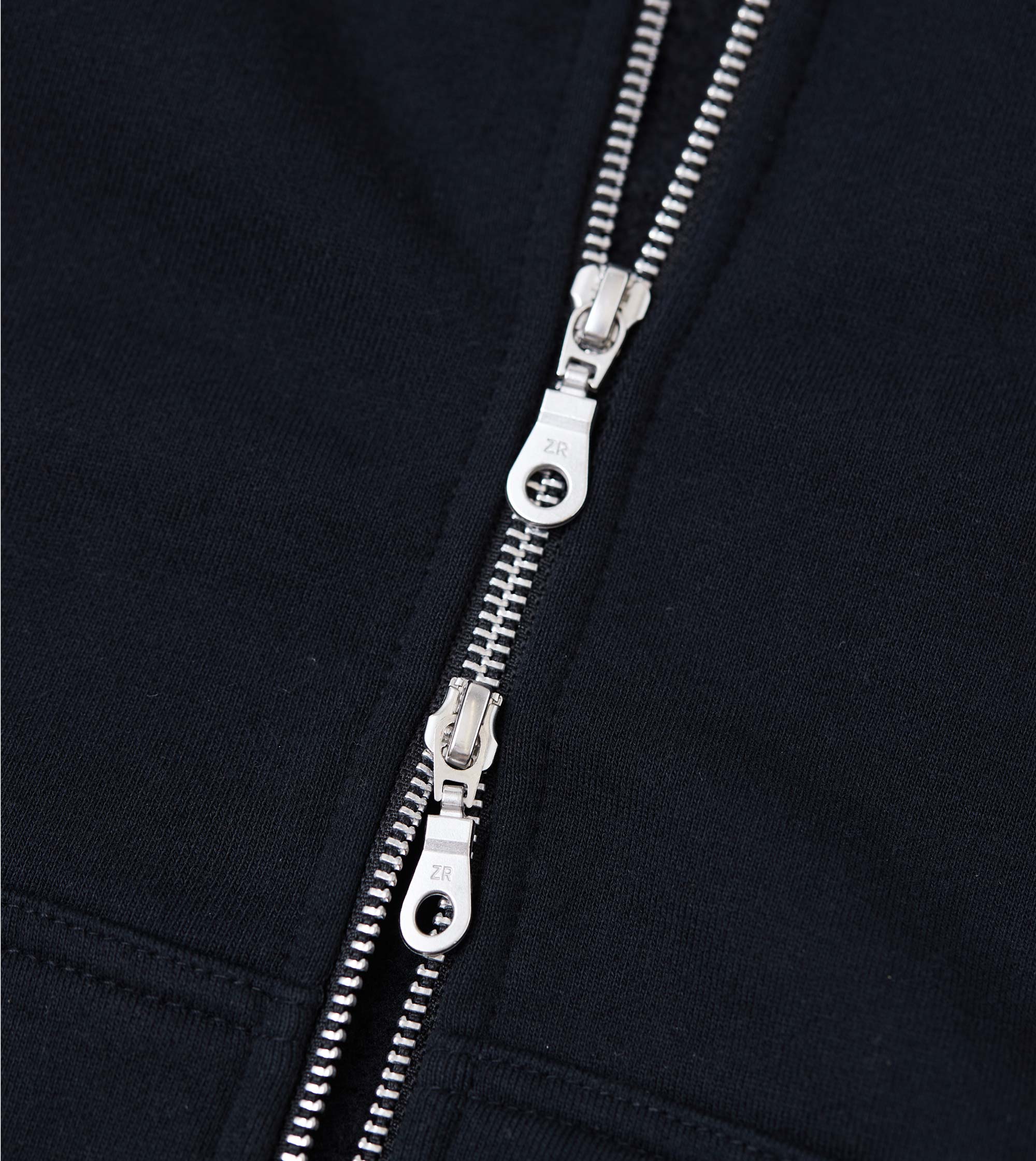 Lowgo Hood Zip Sweat Black