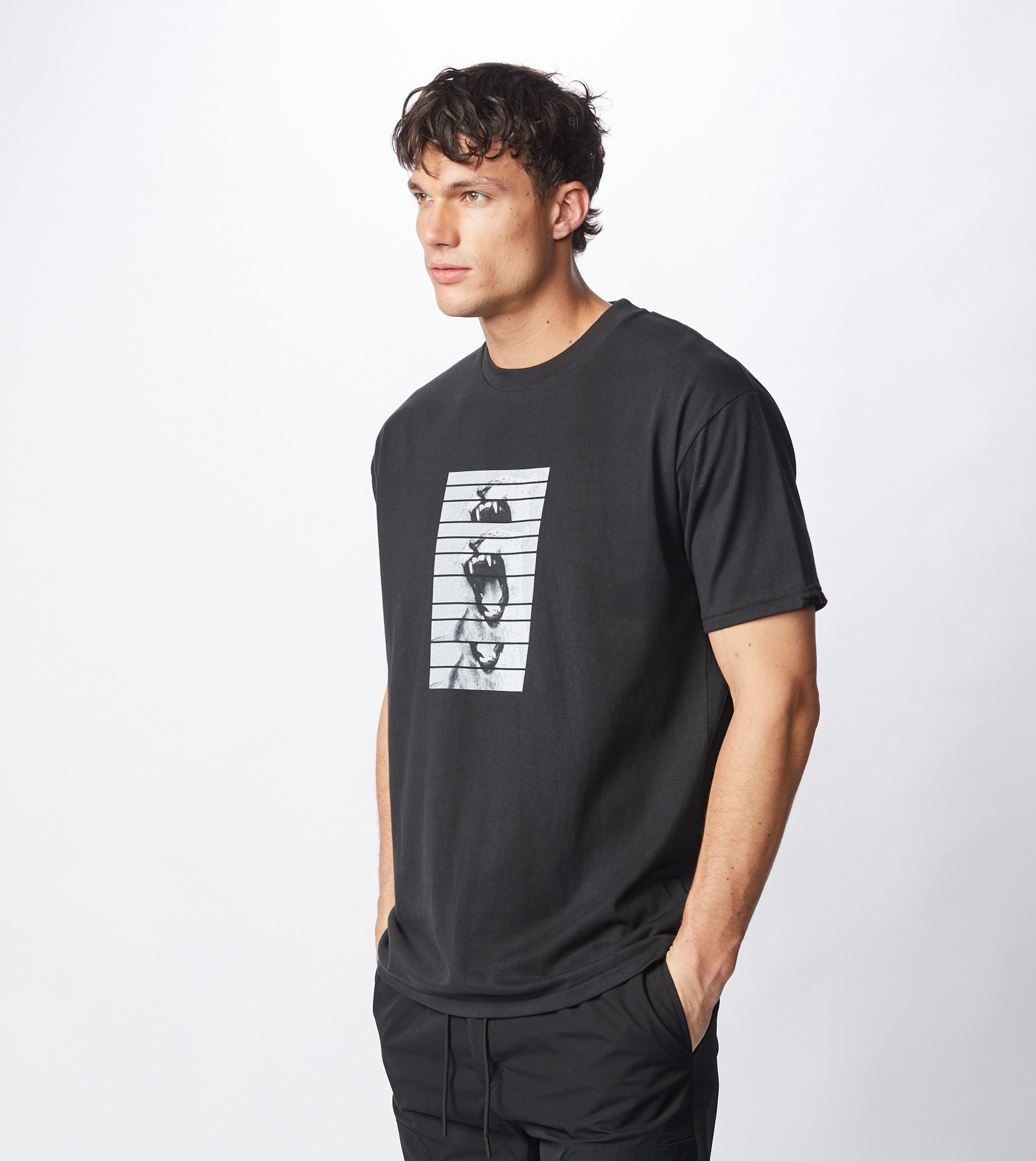 Mono Box Tee Black