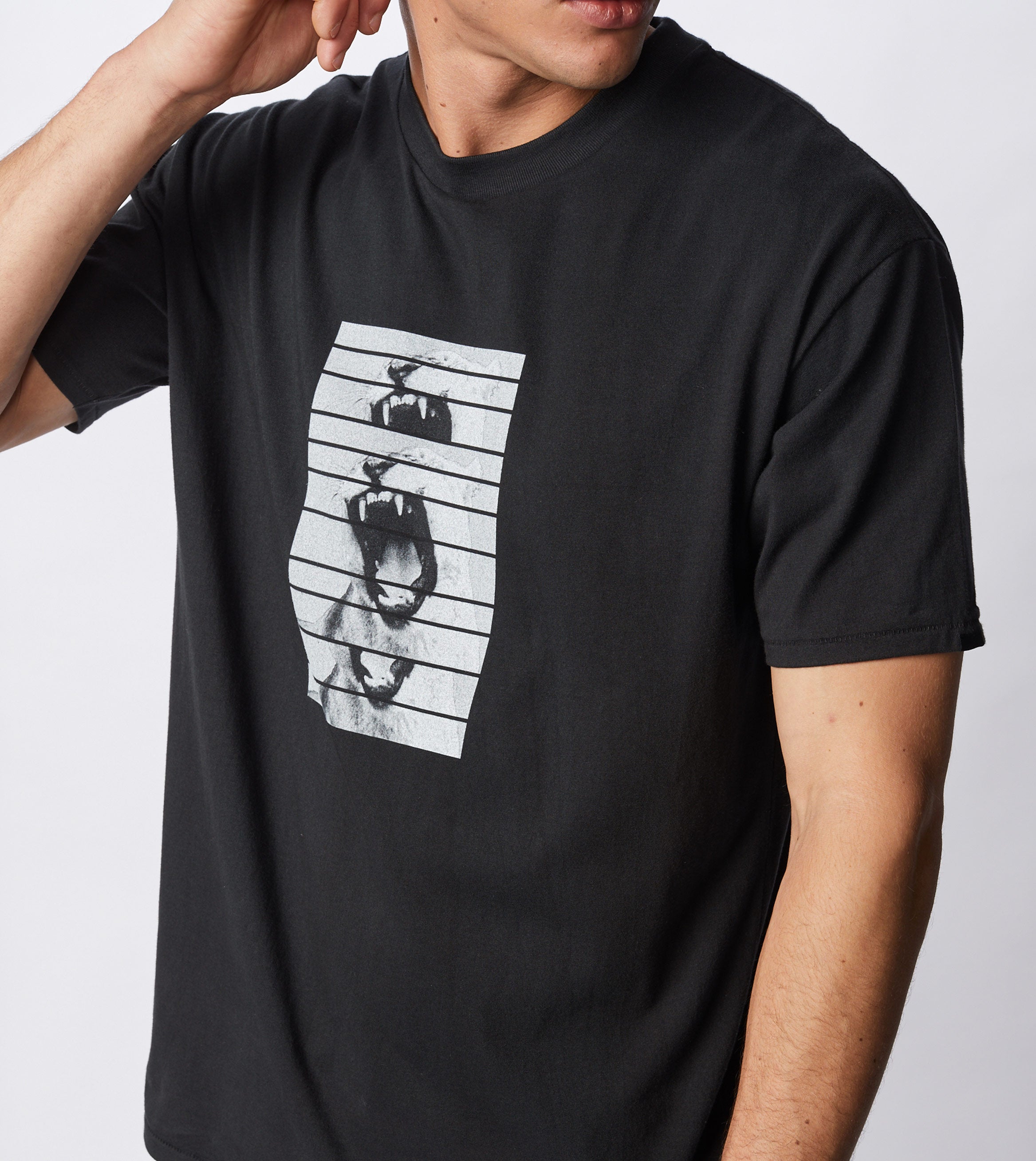 Mono Box Tee Black