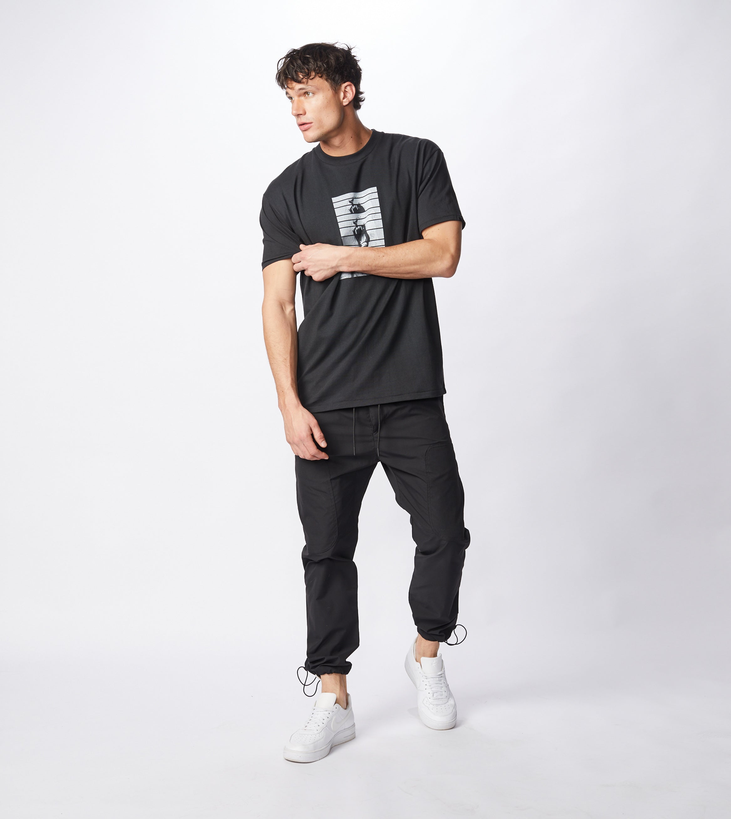 Mono Box Tee Black