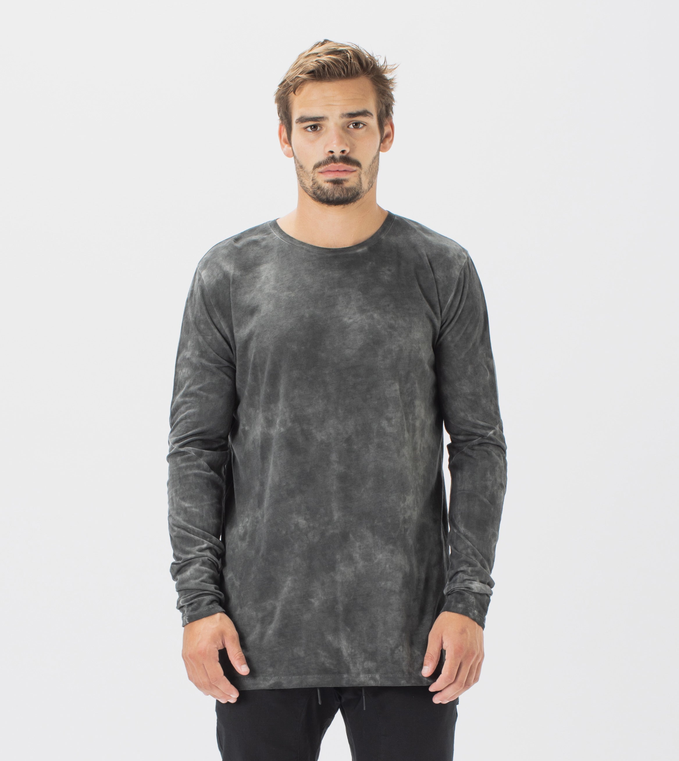 Marble Flintlock LS Tee GD Black