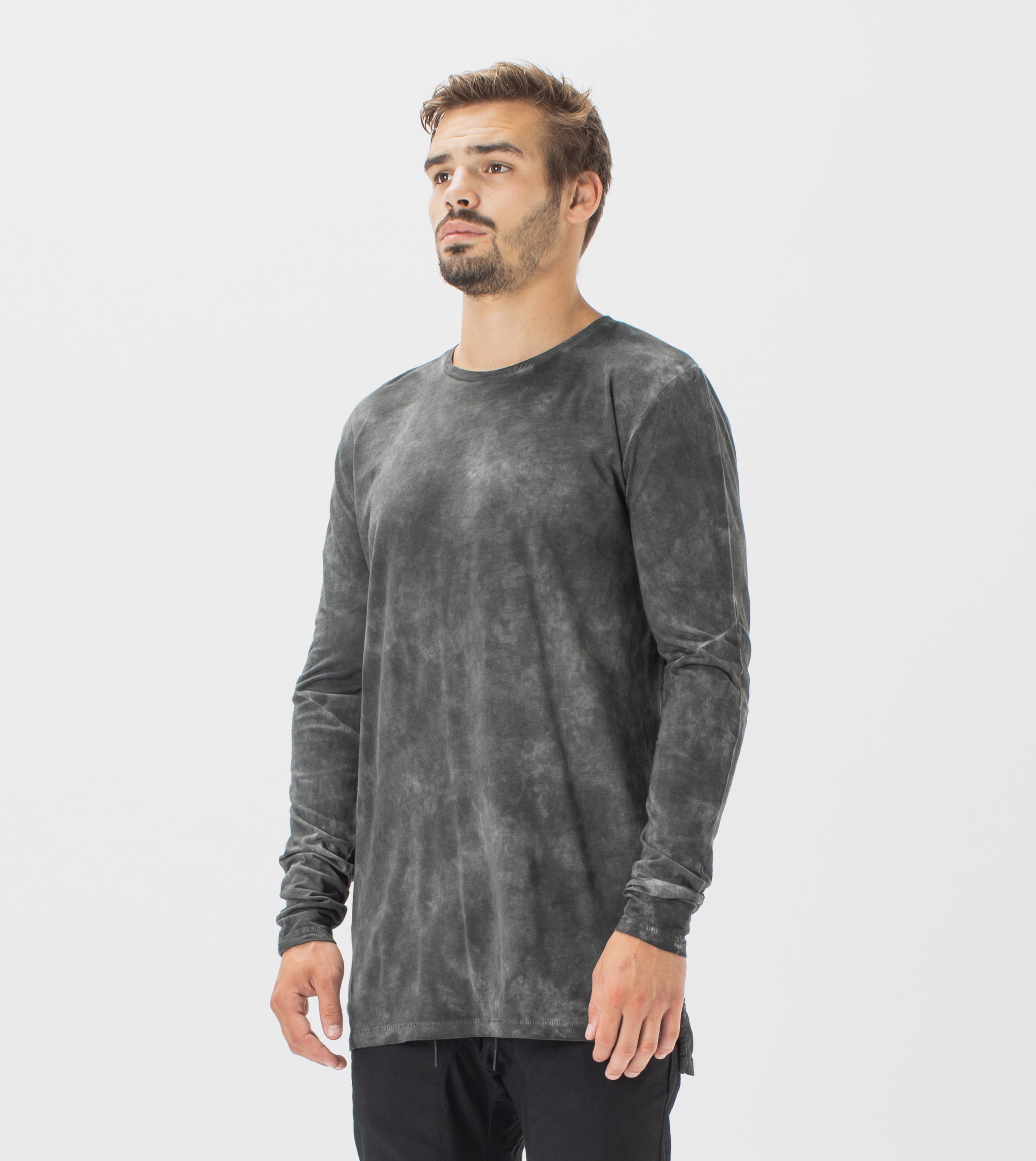 Marble Flintlock LS Tee GD Black