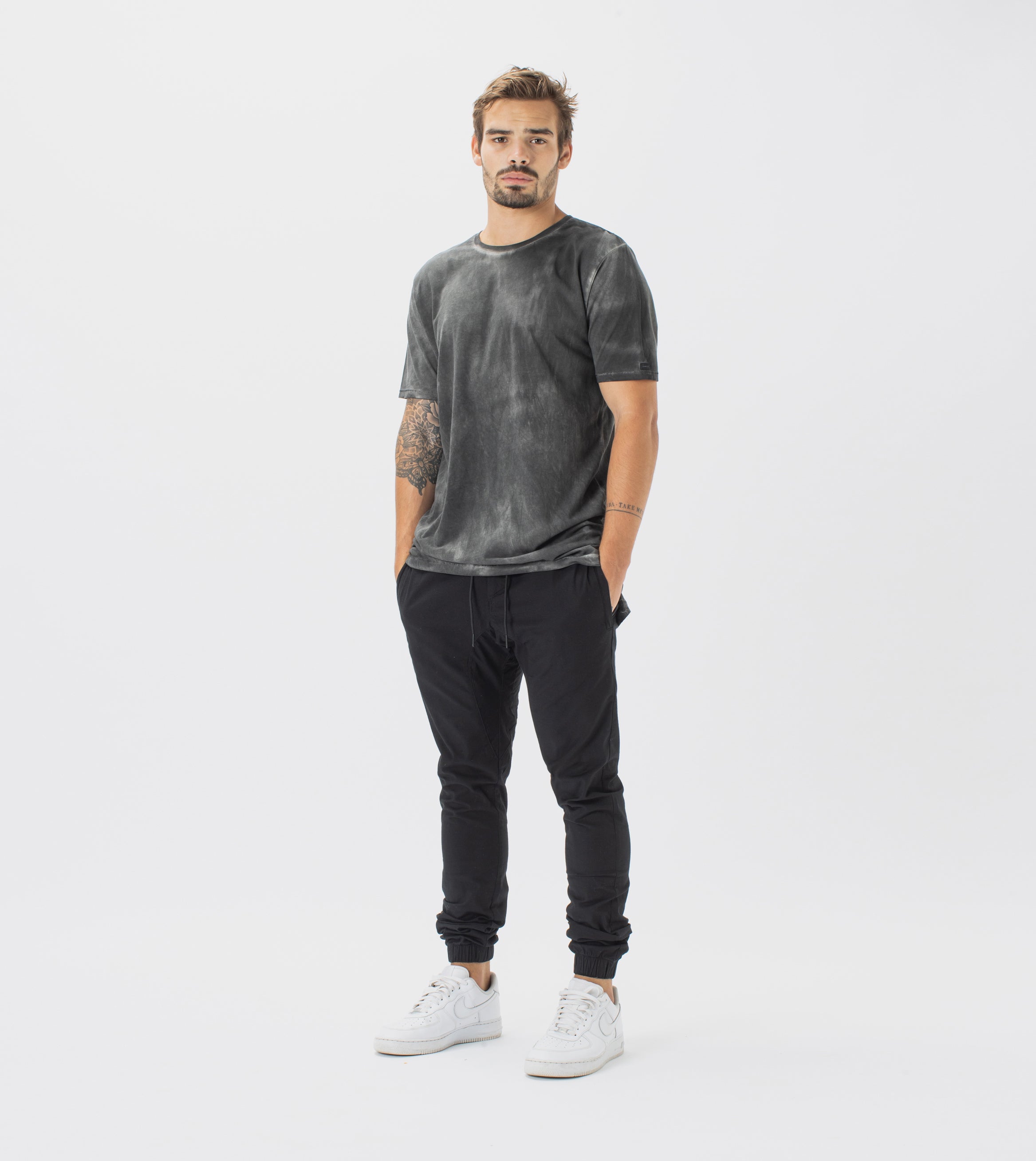 Marble Flintlock Tee GD Black