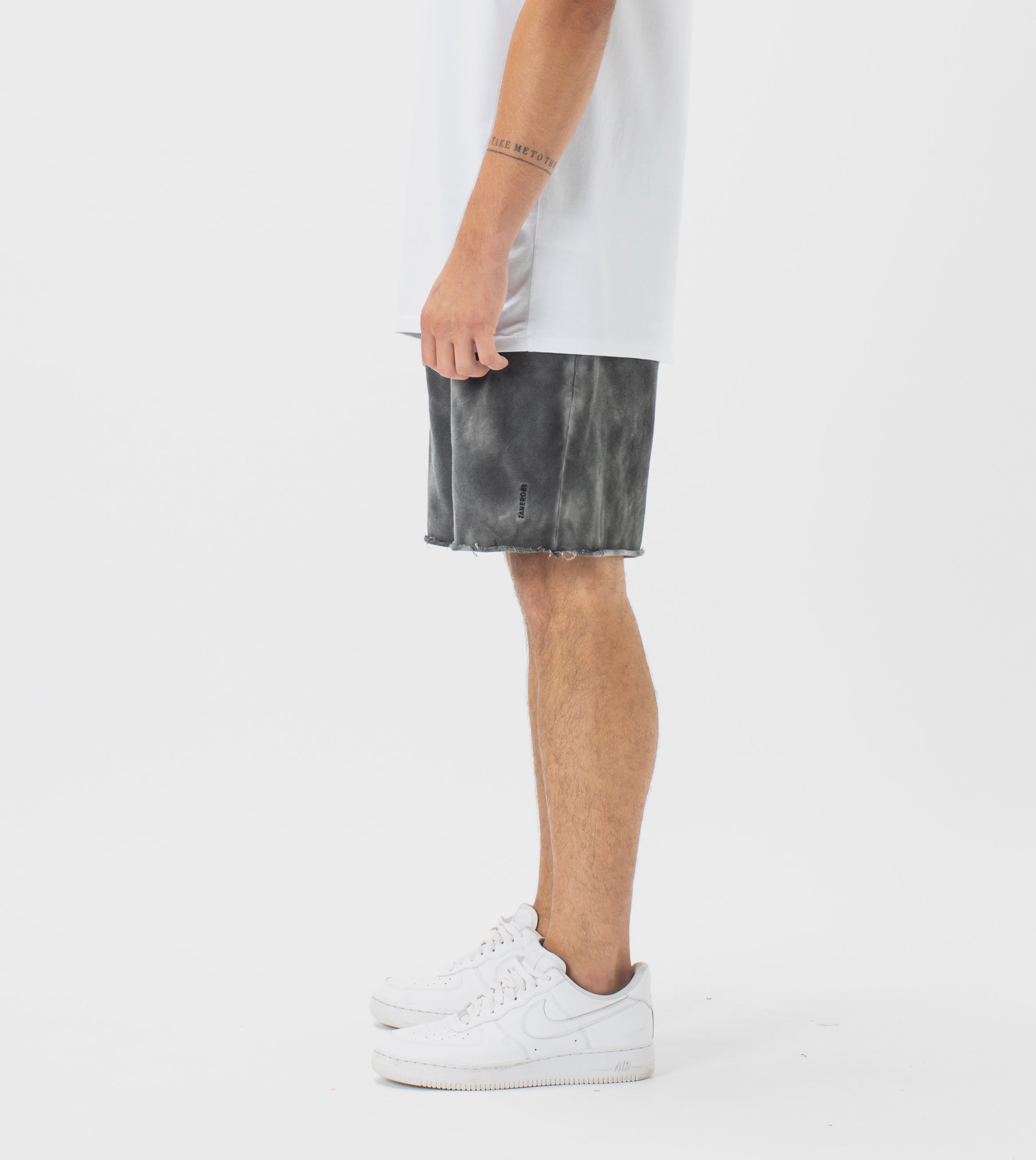 Marble Jumpa Fleece Short GD Black