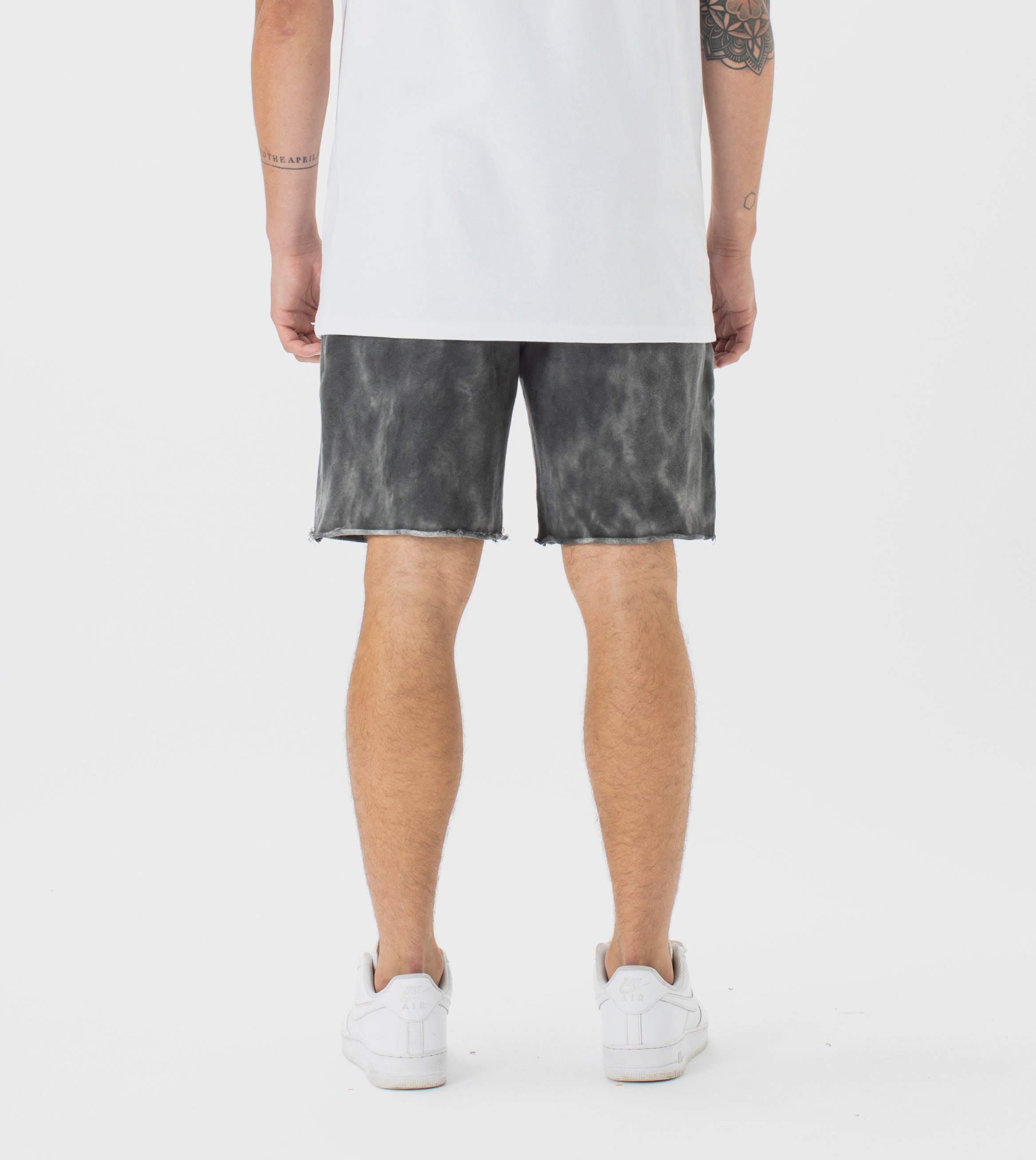 Marble Jumpa Fleece Short GD Black