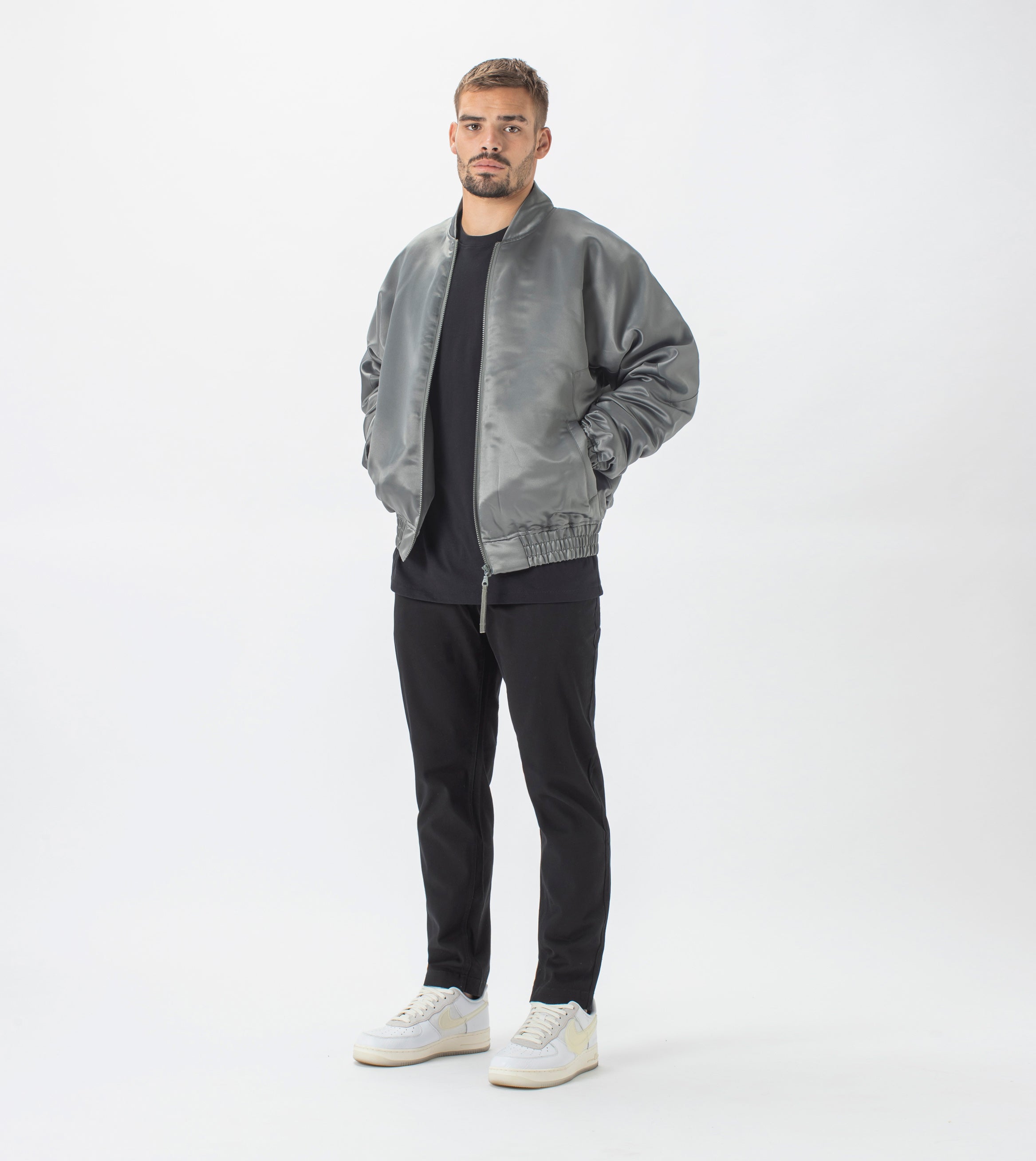 Buffer Bomber Jacket Dk Moss