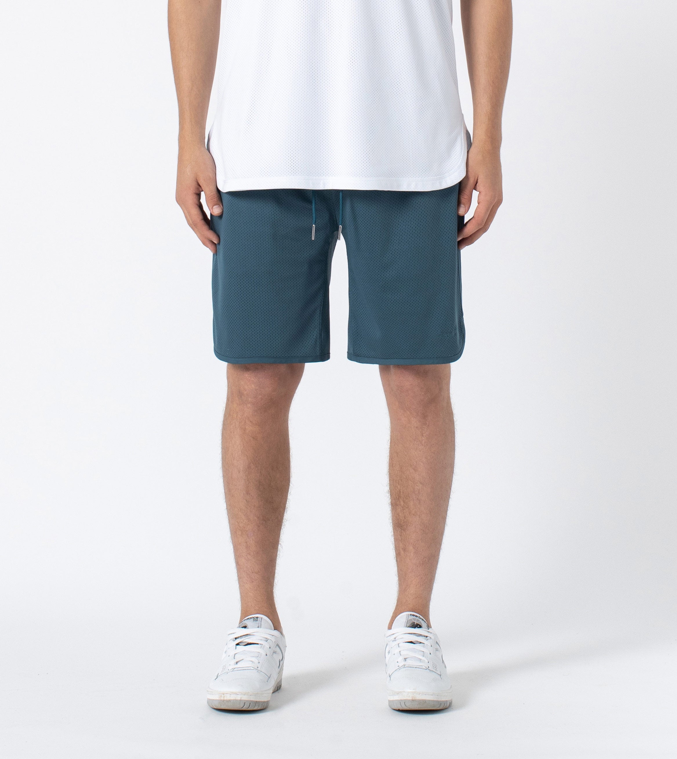 Mesh Basketball Short Dk Aqua