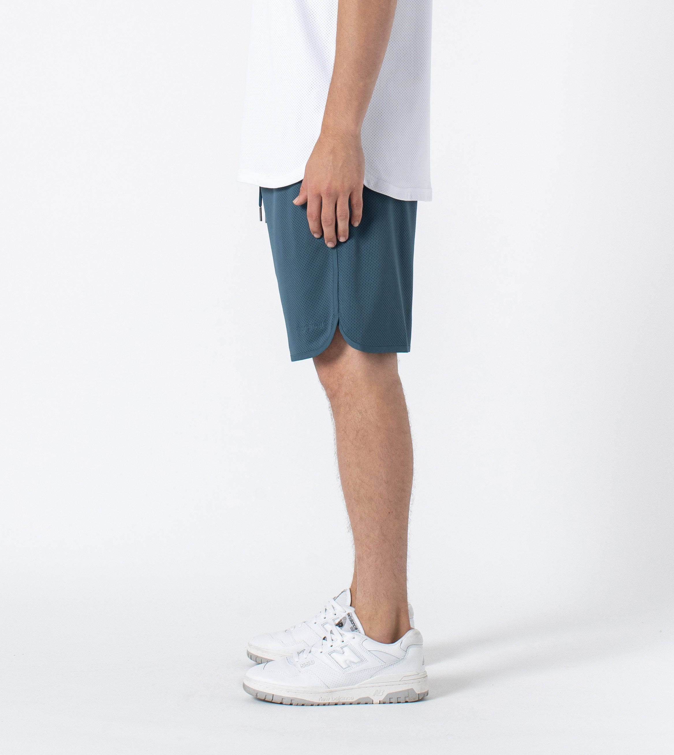 Mesh Basketball Short Dk Aqua