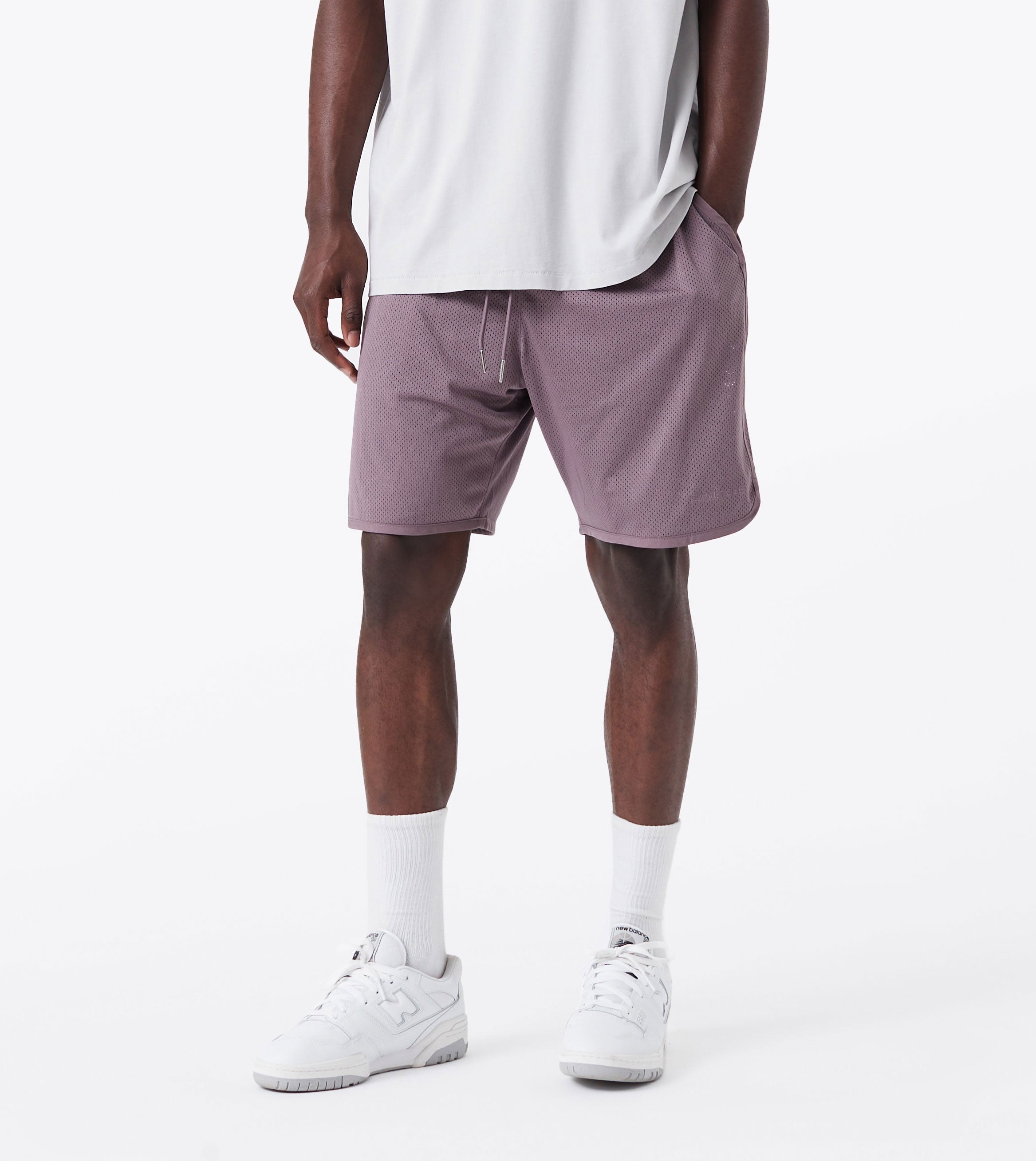 Mesh Basketball Short Mauve