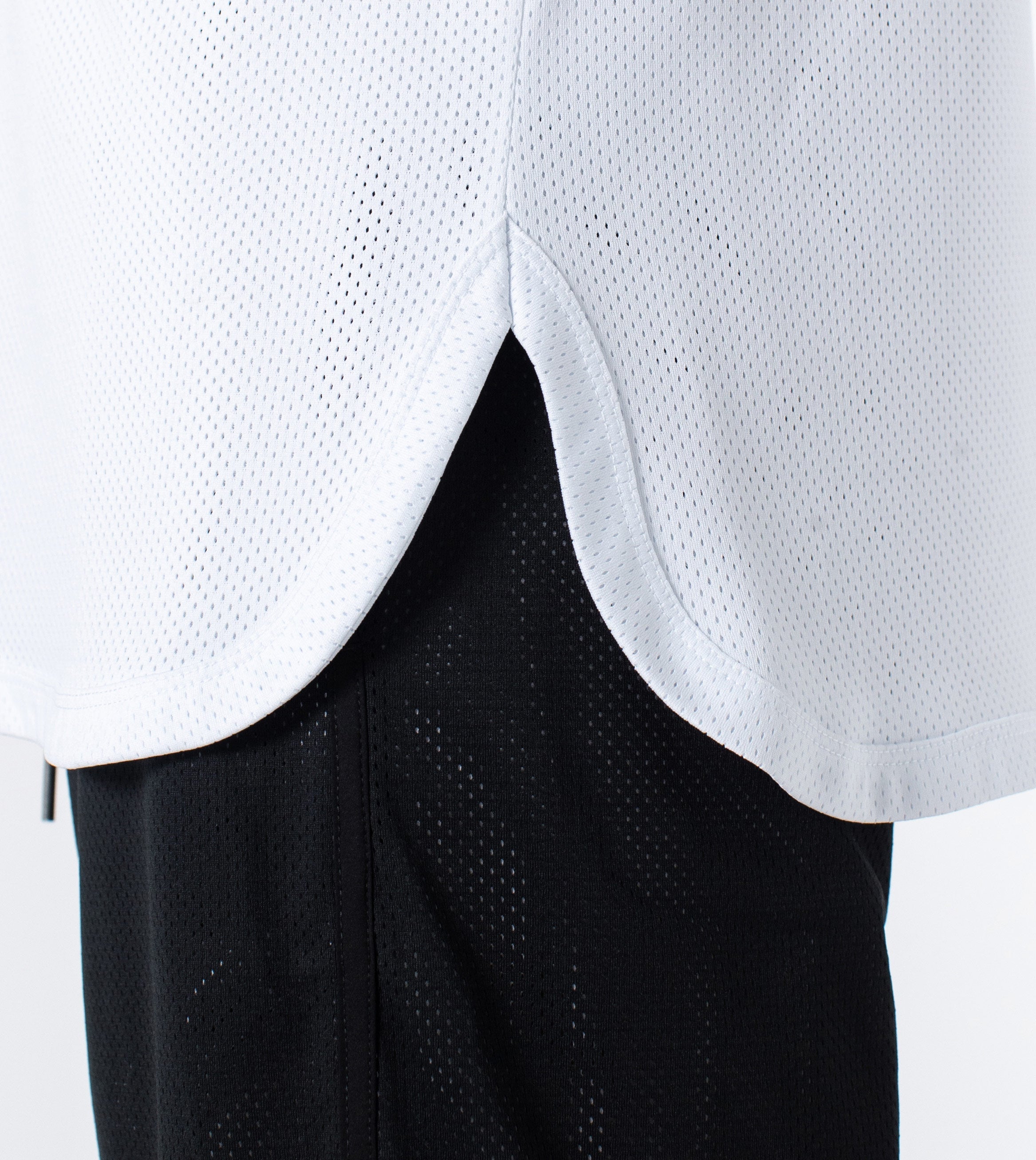 Mesh Rugger Tank White