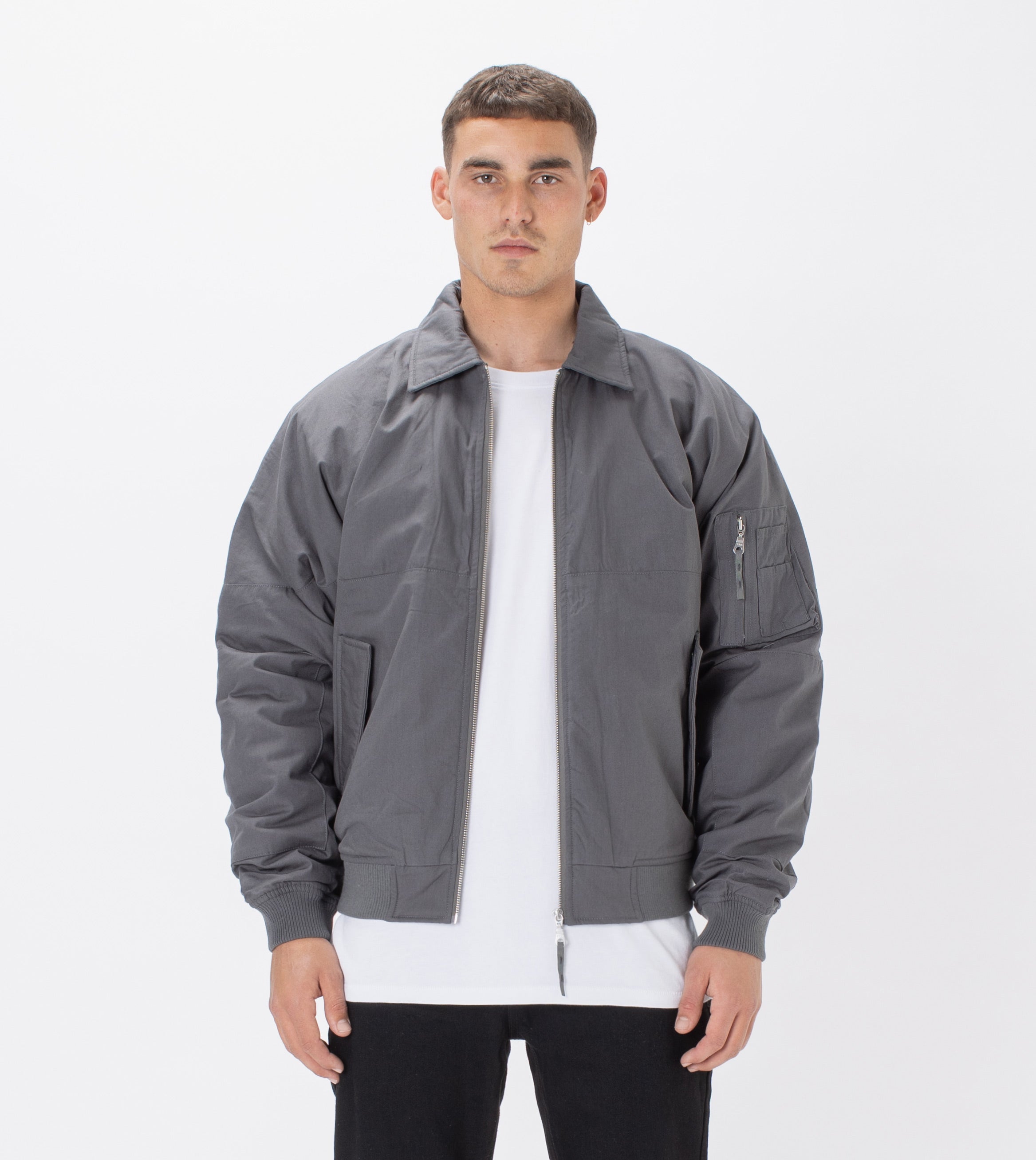 Militat Bomber Jacket Grey