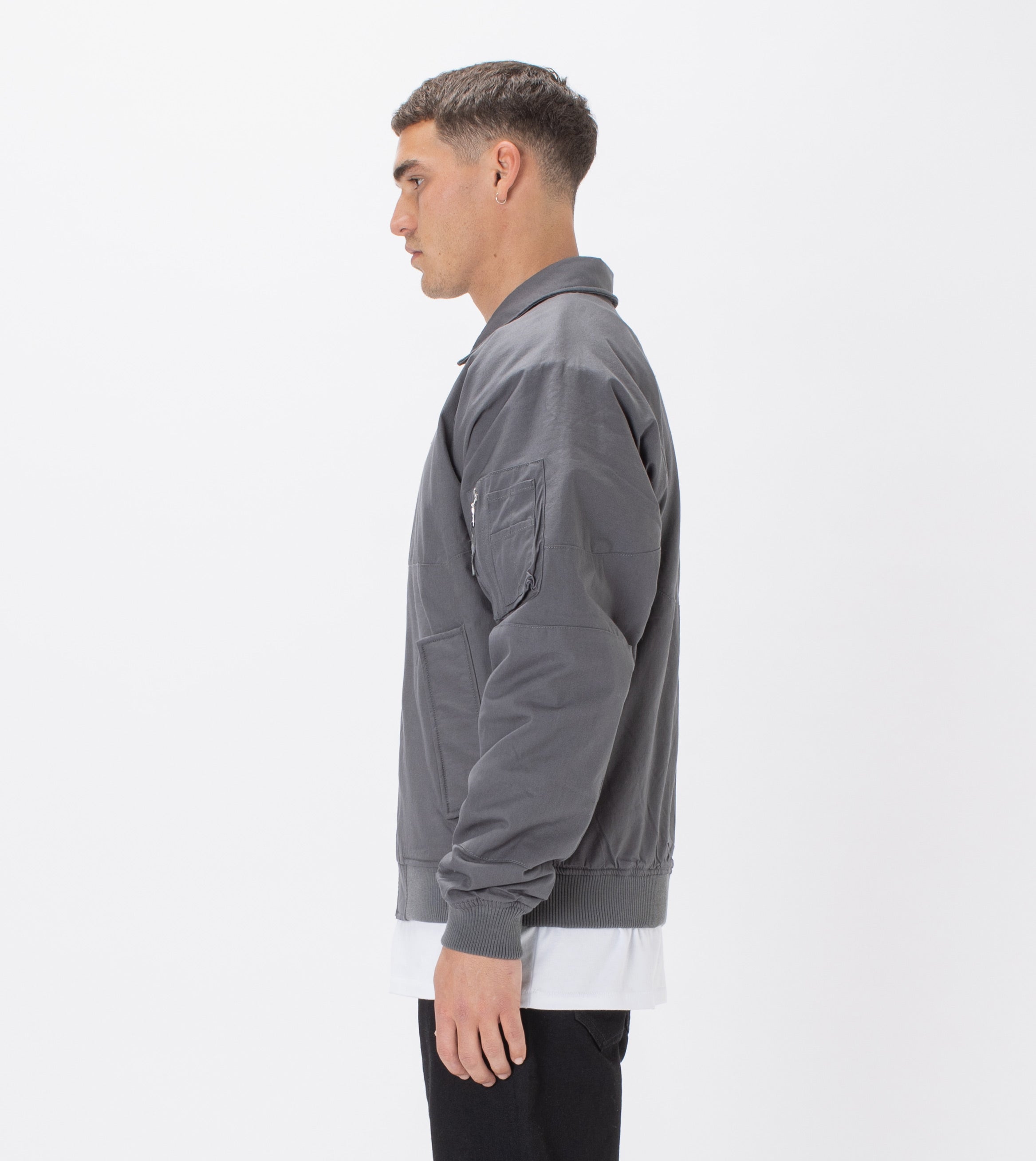 Militat Bomber Jacket Grey
