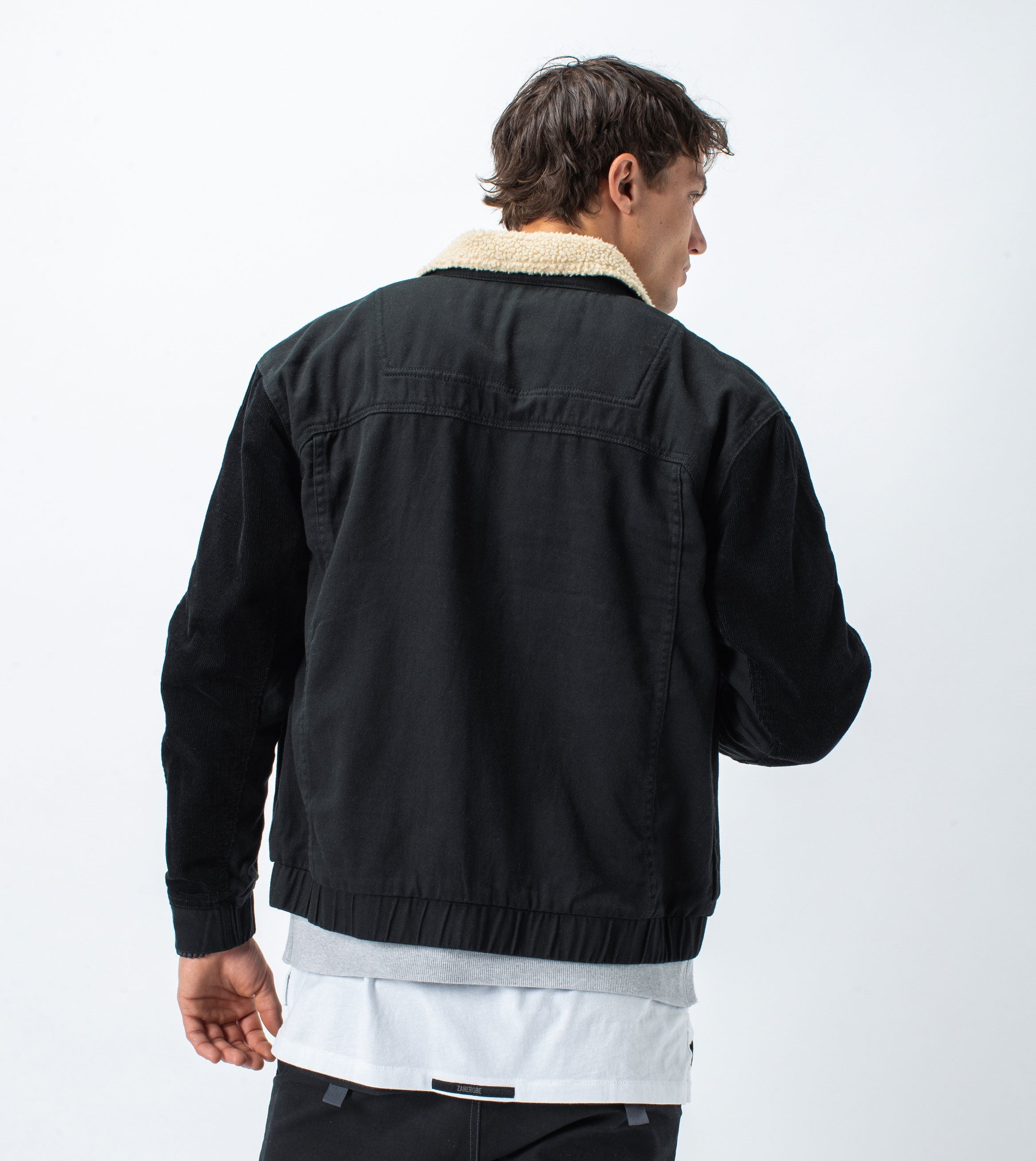 Mix Work Jacket Black - Sale