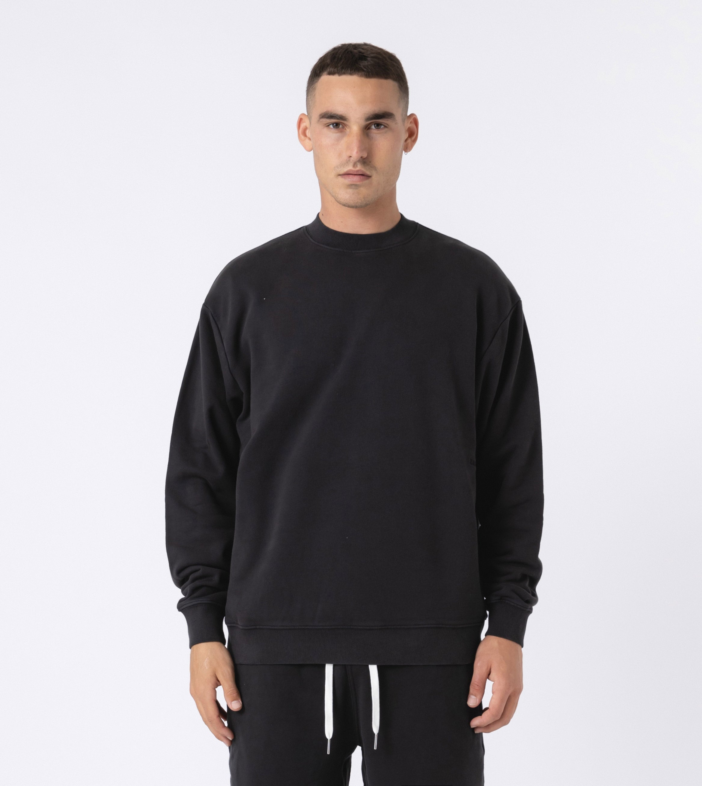 Orgo Crew Sweat GD Black